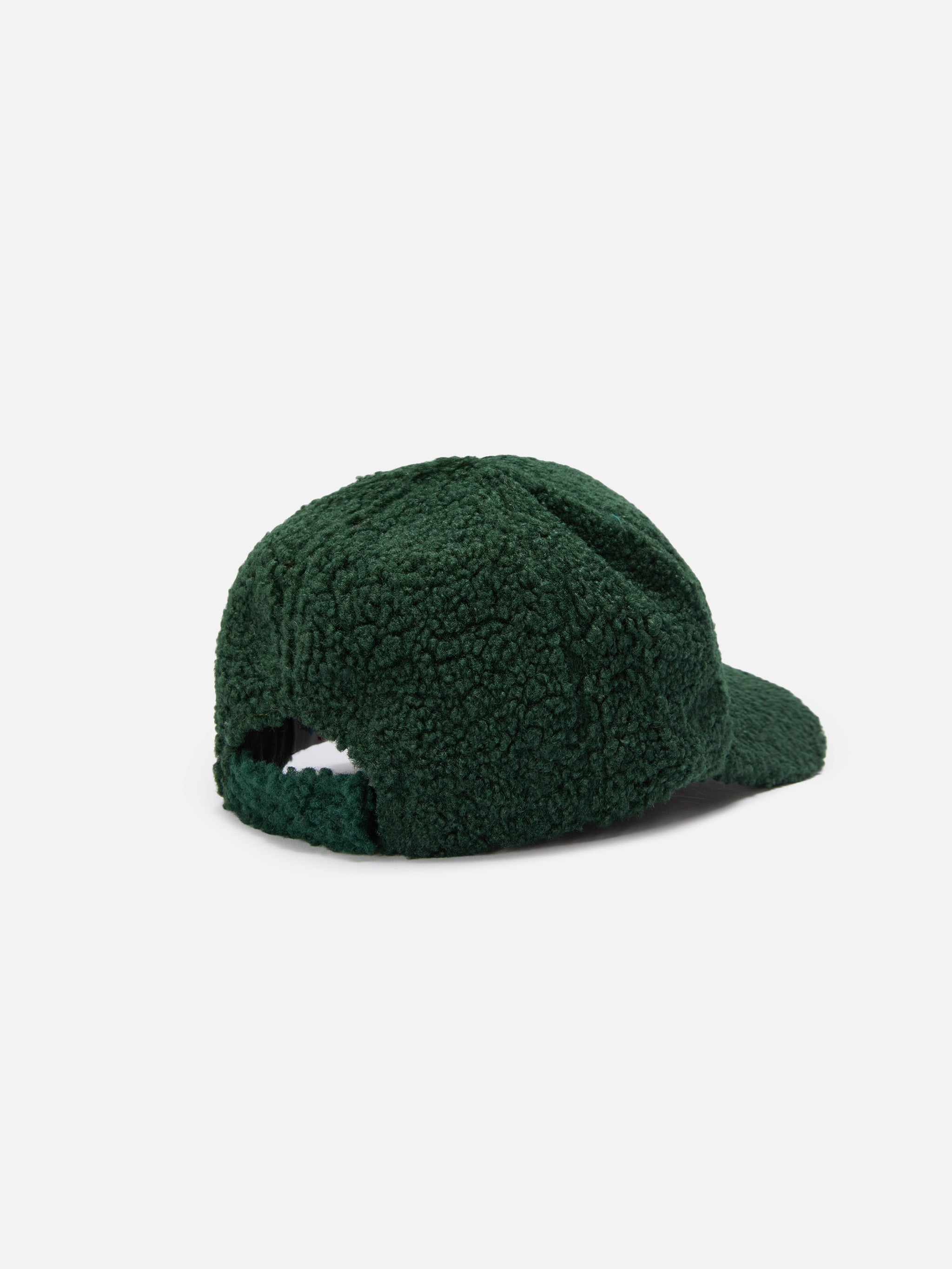 mc2-saint-barth-basb001-cappellino-baseball-in-sherpa-verde-con-ricamo image 3