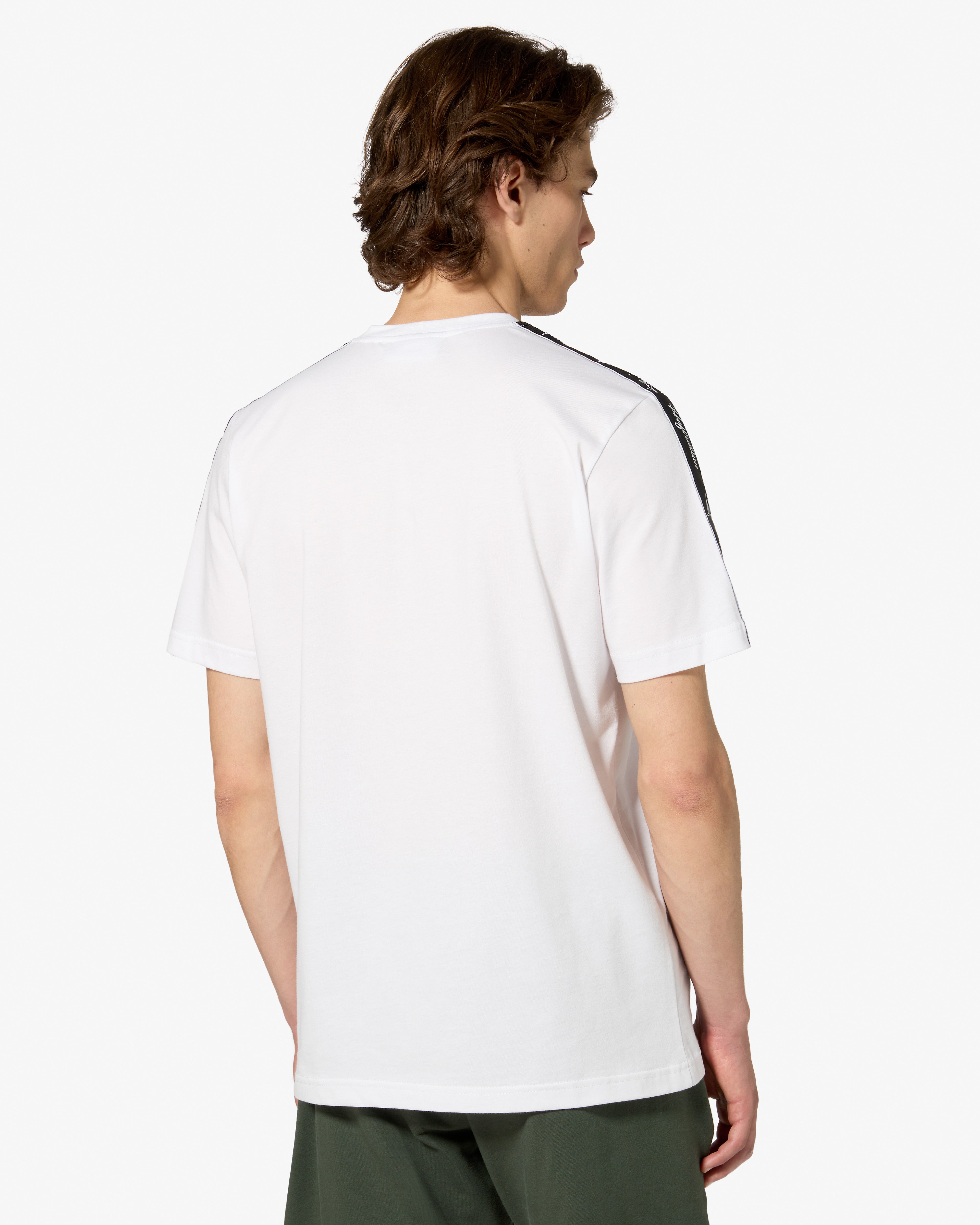 australian-tape-t-shirt-bianca-t-shirt-cotone-regular-fit-logo-ricamato image 3