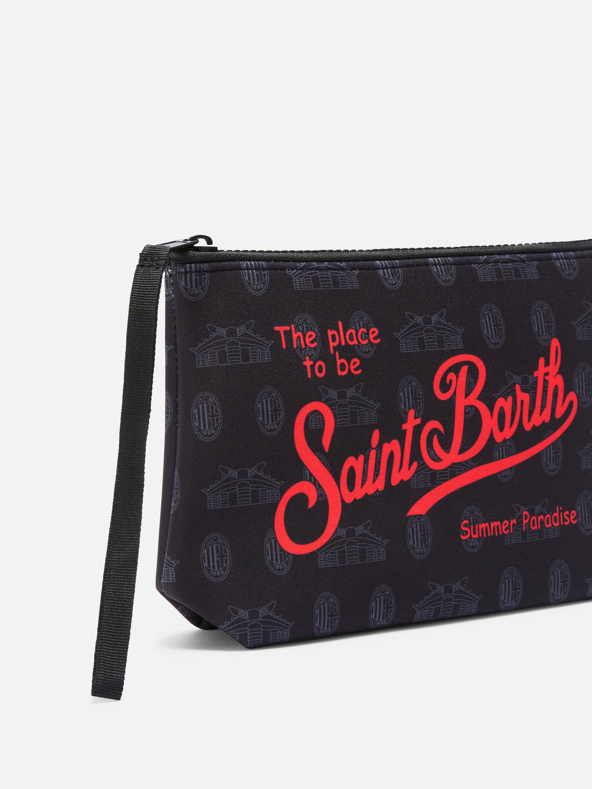 mc2-saint-barth-pochette-aline-scuba-nero-ac-milan-special-edition image 2