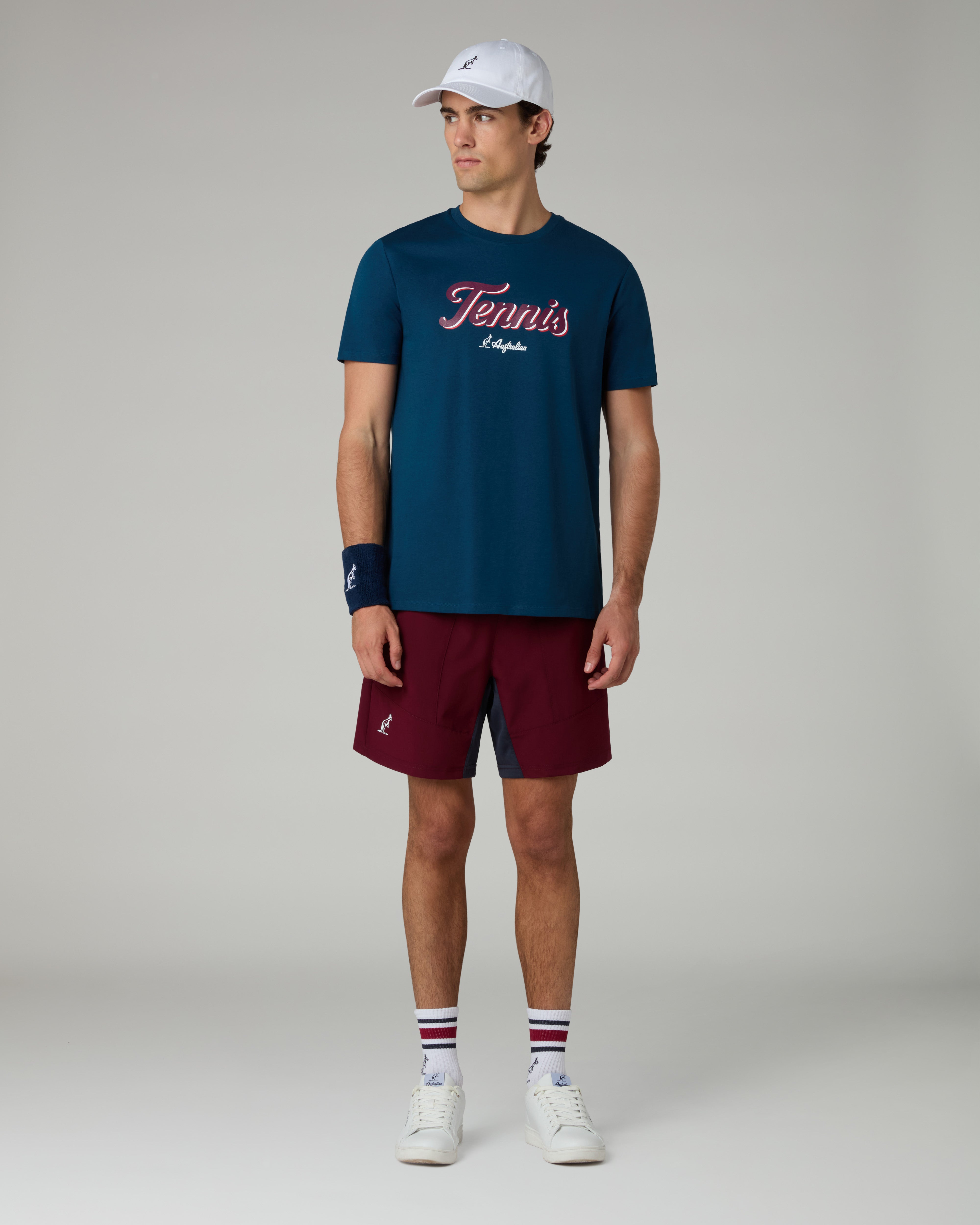 australian-tennis-cotton-t-shirt-eclipse-blue image 2