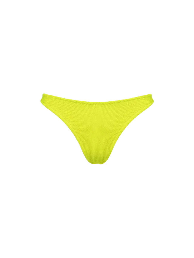 mc2-saint-barth-slip-mare-naomi-donna-in-crinkle-giallo-fluo-tinta-unita image 1