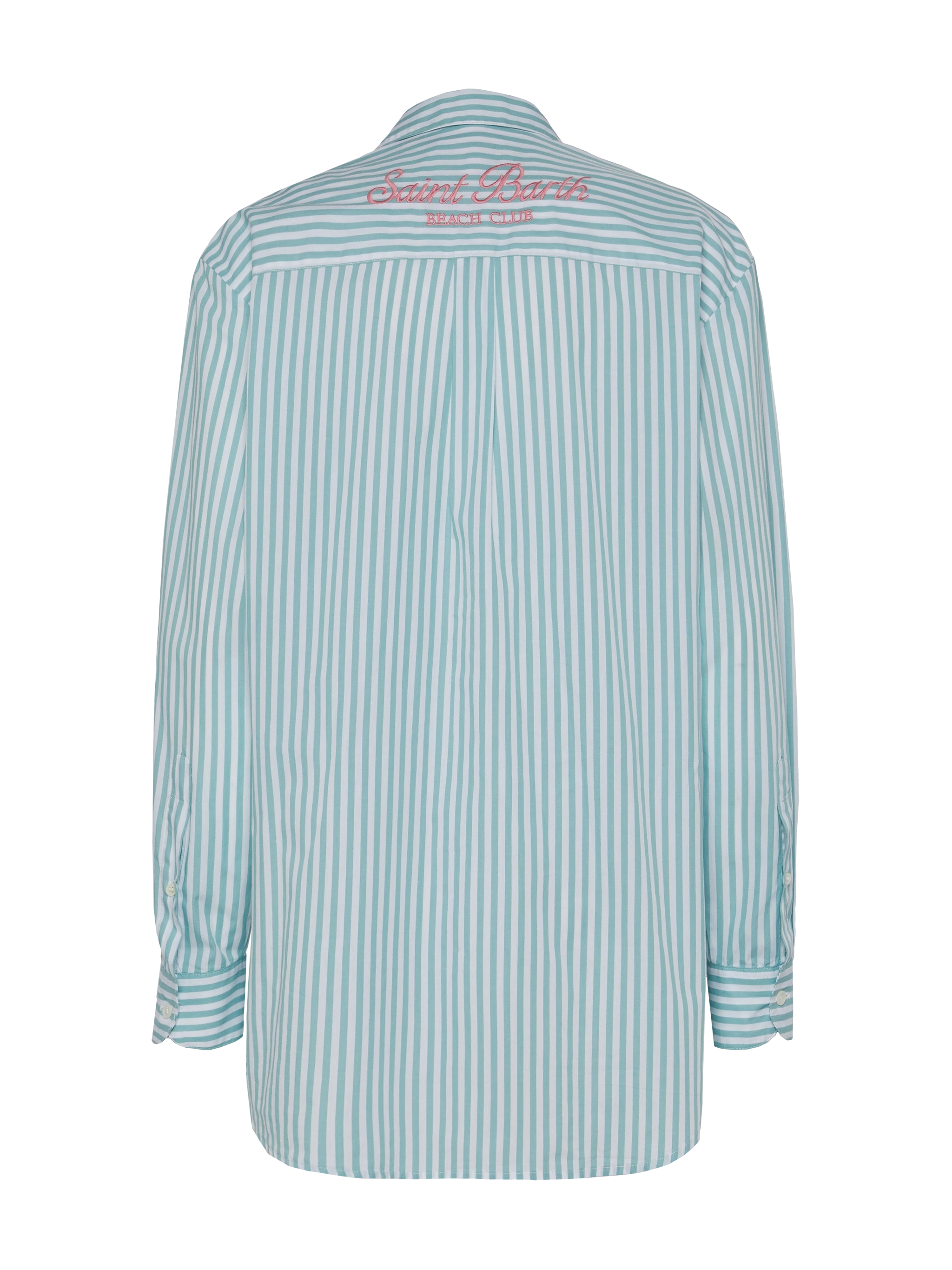 mc2-saint-barth-camicia-brigitte-donna-cotone-a-righe-verde-saint-barth-beach-cl image 6