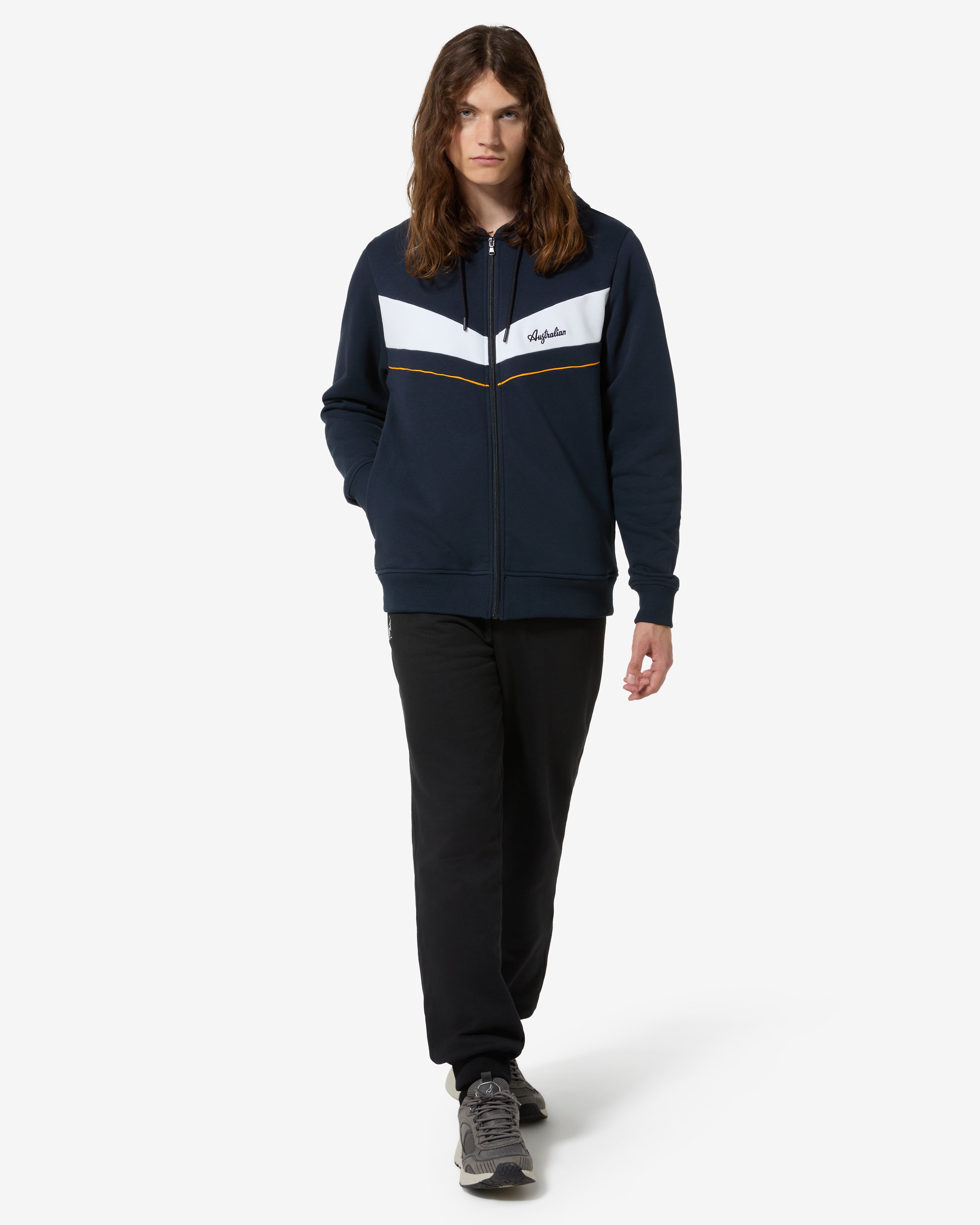 australian-raw-pink-track-jacket-giacca-felpa-con-cappuccio image 5
