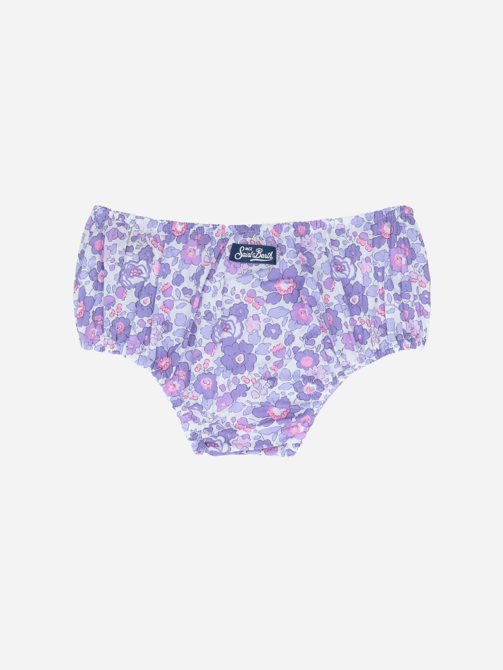 mc2-saint-barth-bloomer-pimmy-per-neonata-con-stampa-betsy-in-tessuto-liberty image 2