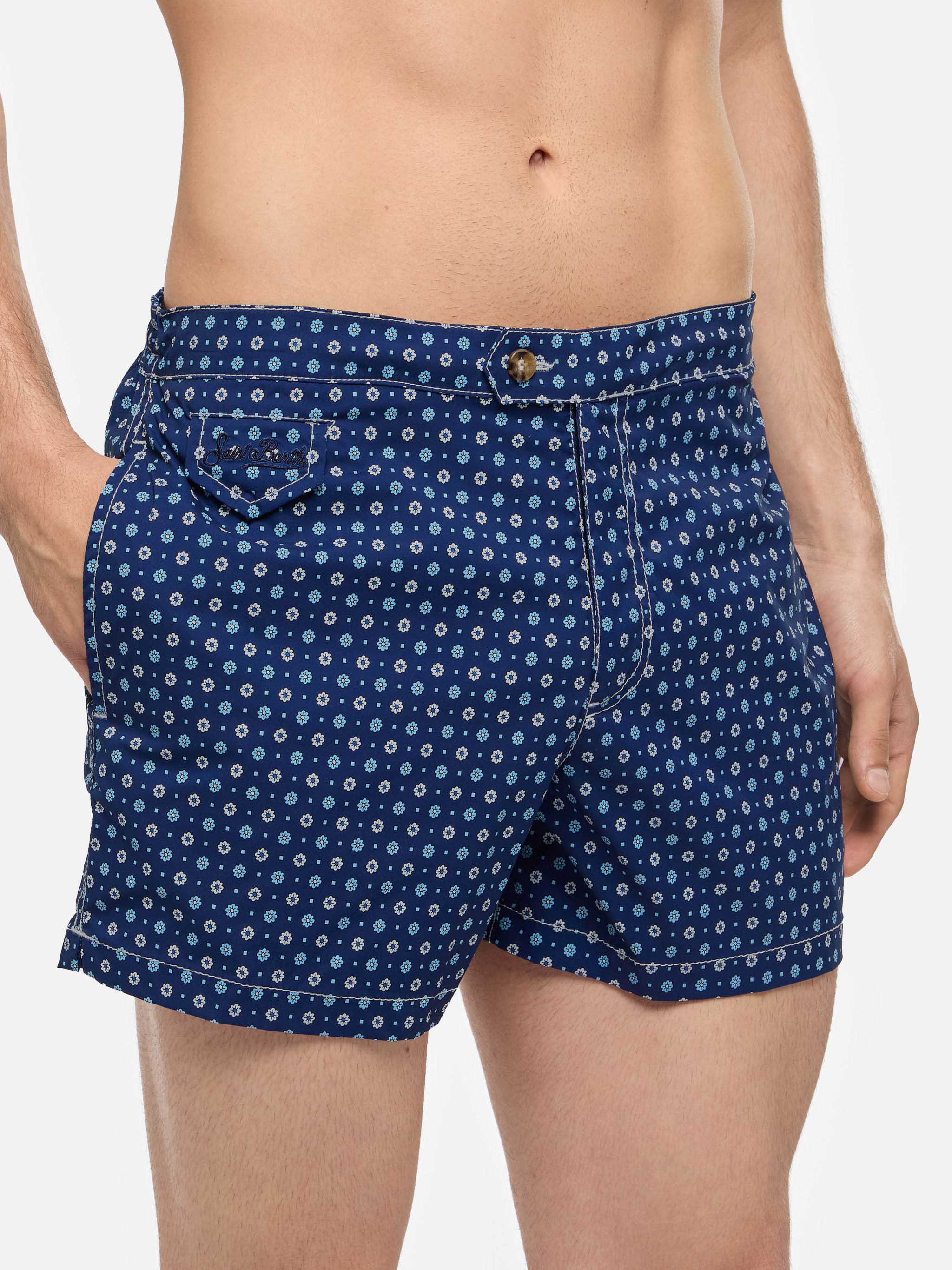 mc2-saint-barth-harrys-costume-mare-uomo-slim-stampa-cravatta-blu-navy image 4