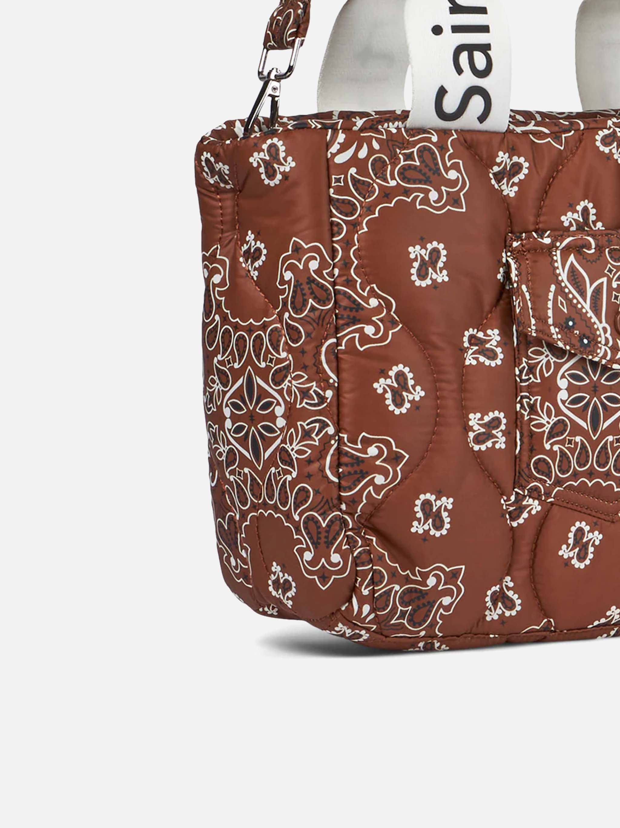 mc2-saint-barth-puffer-bag-puf0002-tote-trapuntata-stampa-bandana-marrone image 2
