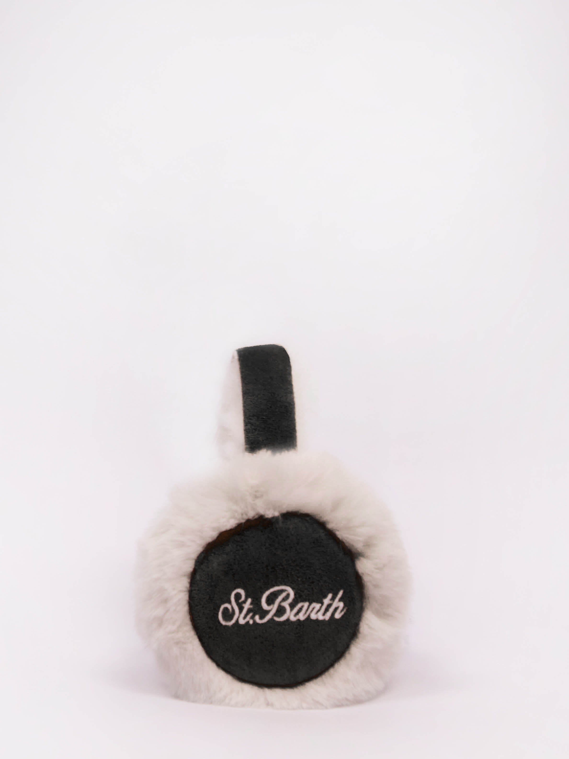 mc2-saint-barth-paraorecchie-effetto-suede-neri-con-speaker-wireless-e-dettagli- image 1