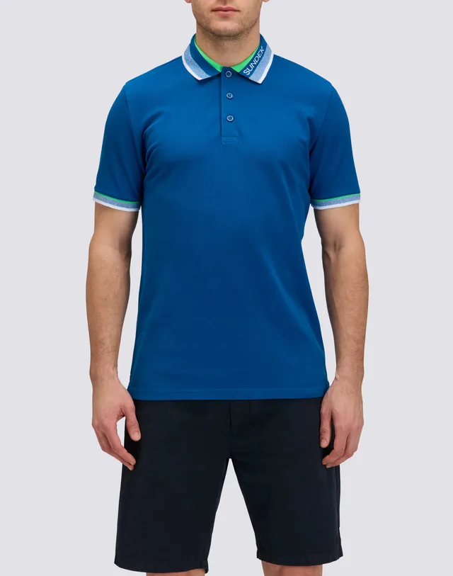 sundek-polo-uomo-in-cotone-piquet-a-3-bottoni-regular image 1