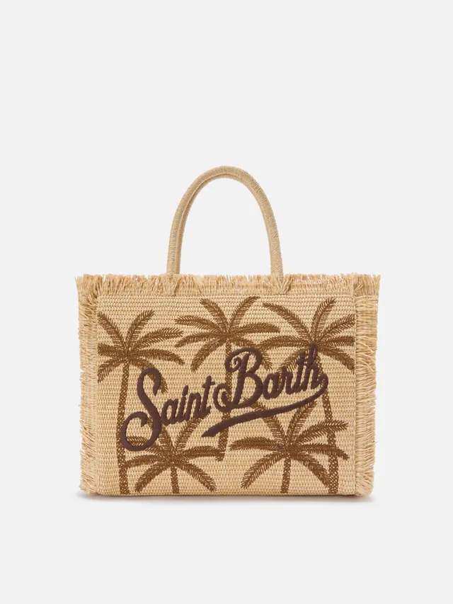 mc2-saint-barth-borsa-vanity-regular-paglia-beige-ricamo-palme image 1