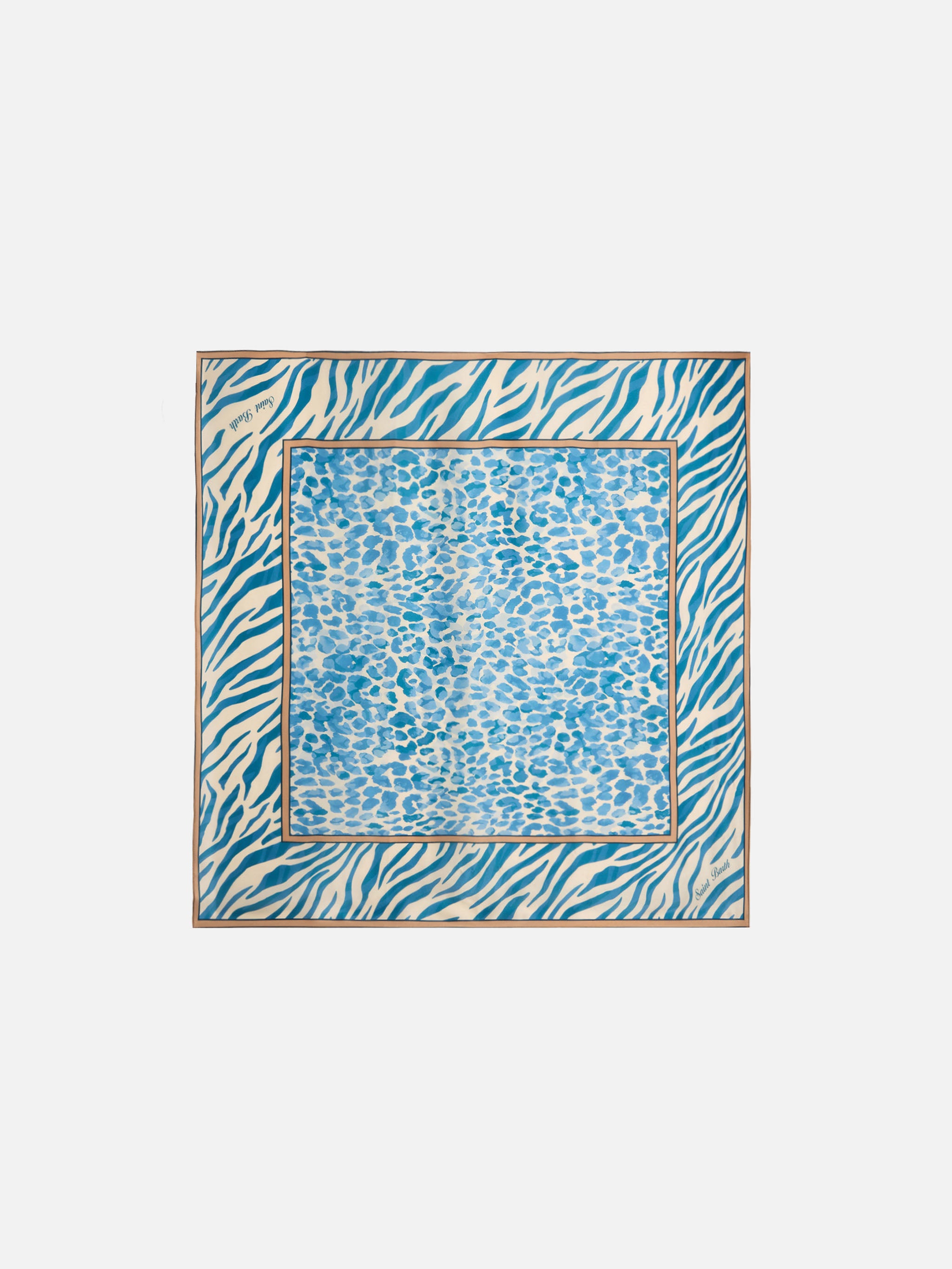 mc2-saint-barth-foulard-kitana-in-seta-con-stampa-animalier-blu image 1
