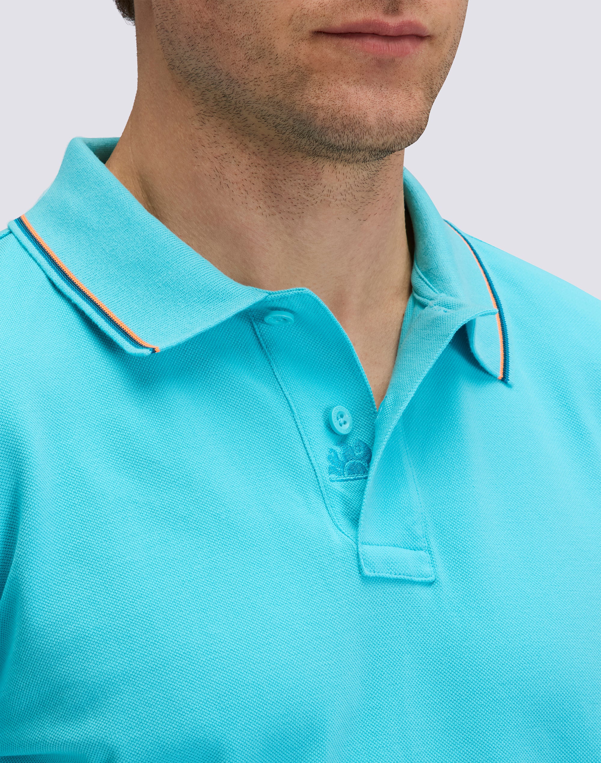 sundek-polo-uomo-cotone-pima-piquet-logo-ricamato image 4