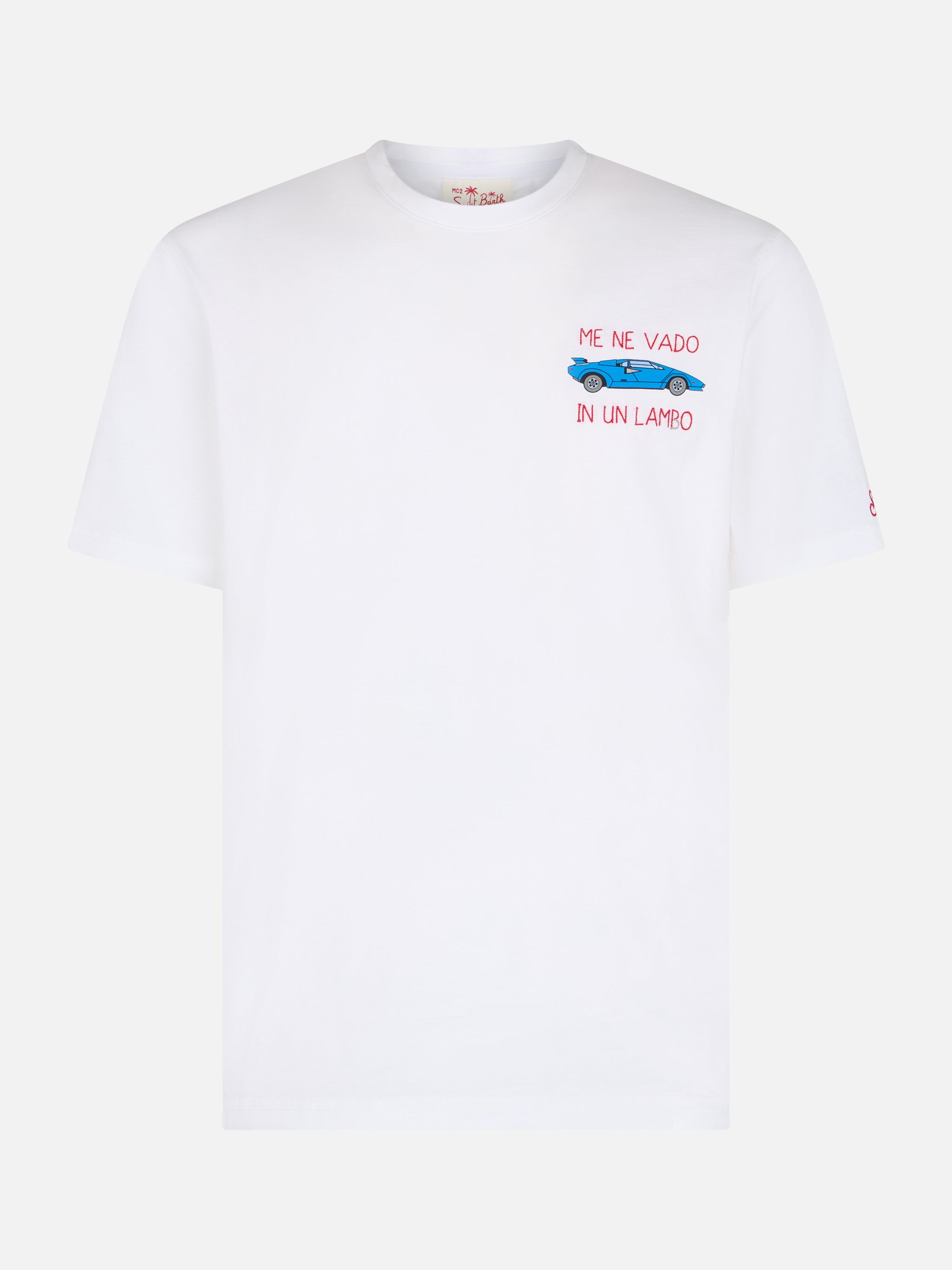mc2-saint-barth-t-shirt-da-uomo-in-puro-cotone-bianco-con-ricamo-me-ne-vado-in-u image 3