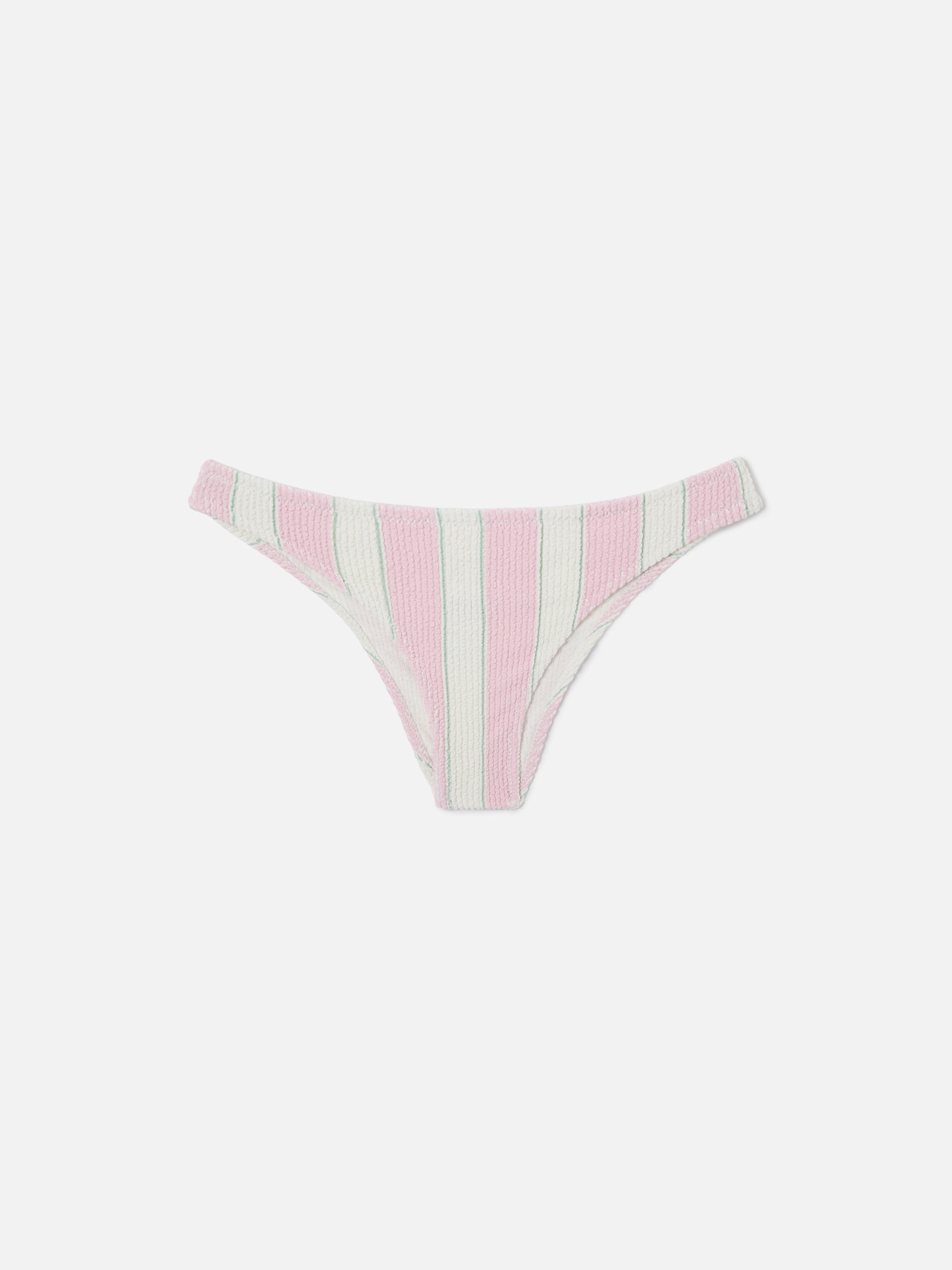 mc2-saint-barth-top-bikini-naima-bralette-crinkle-a-righe-rosa-donna image 1