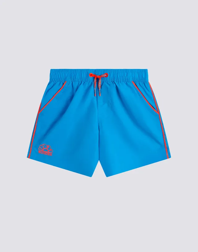 sundek-iconic-b700bdta100-costume-bambino-corto-taffet-con-piping image 1