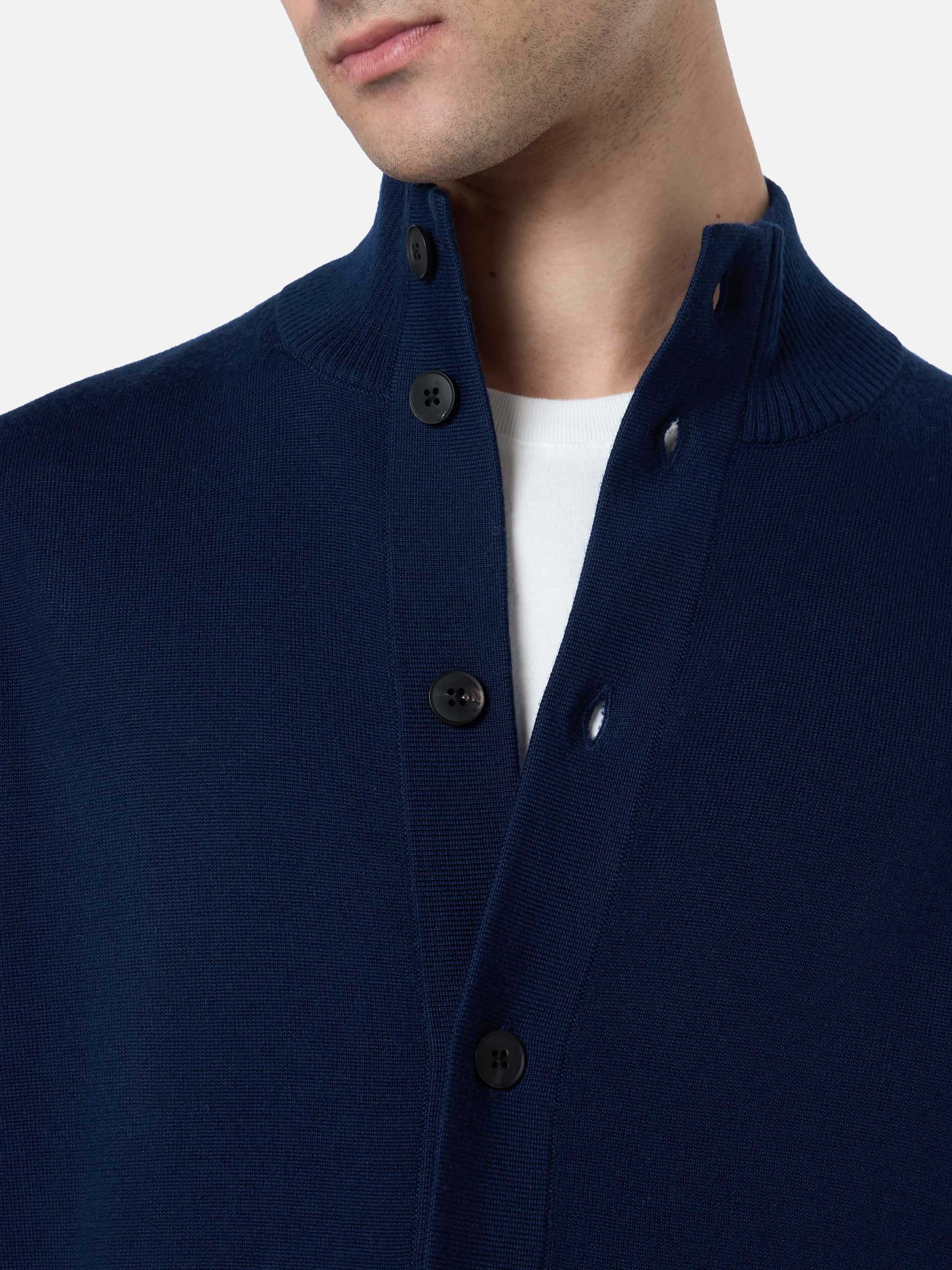 mc2-saint-barth-savile-cardigan-uomo-in-lana-merino-blu-navy image 2