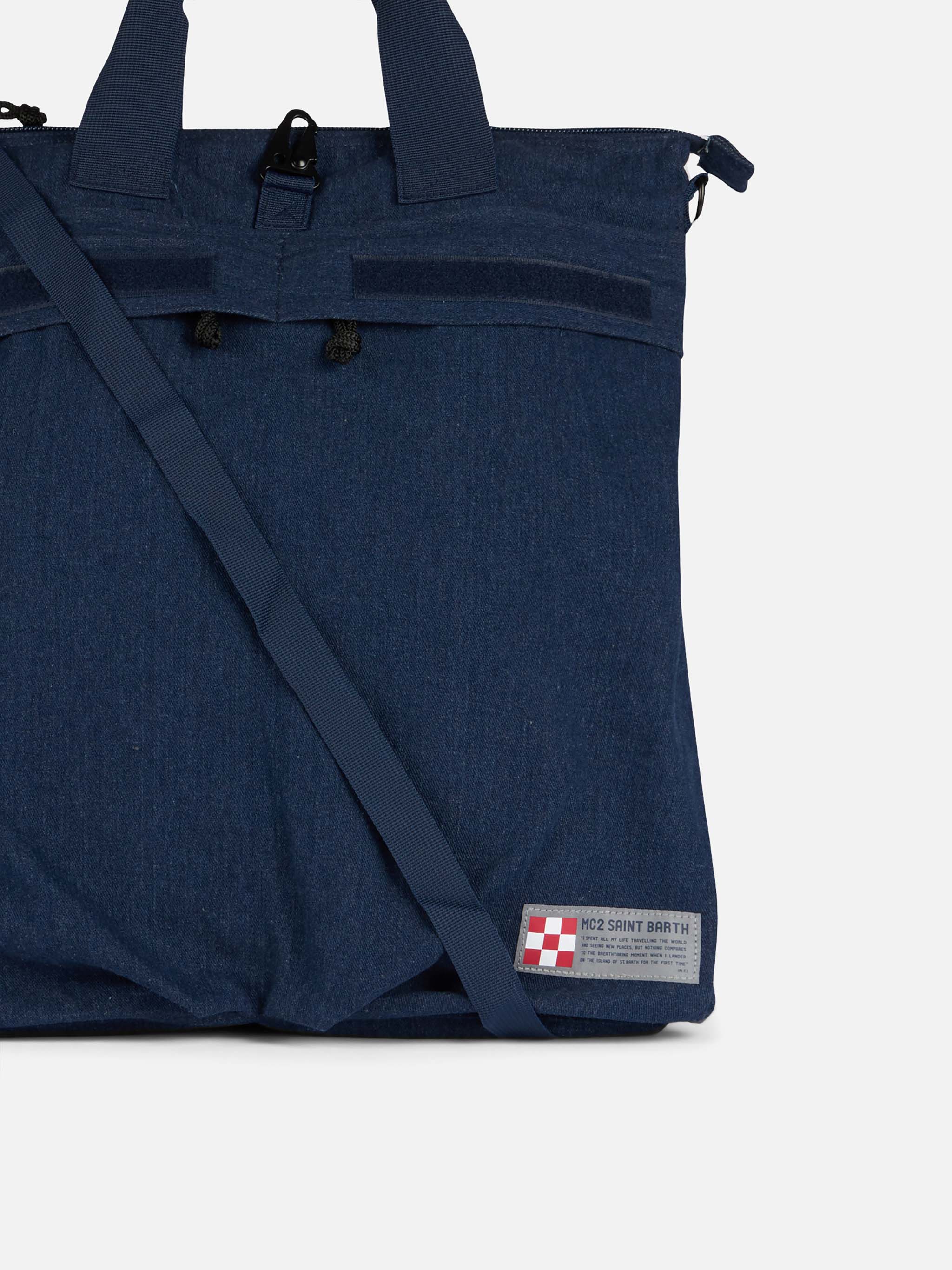mc2-saint-barth-helm-zaino-in-tela-denim-jeans-50x45x13-cm image 2