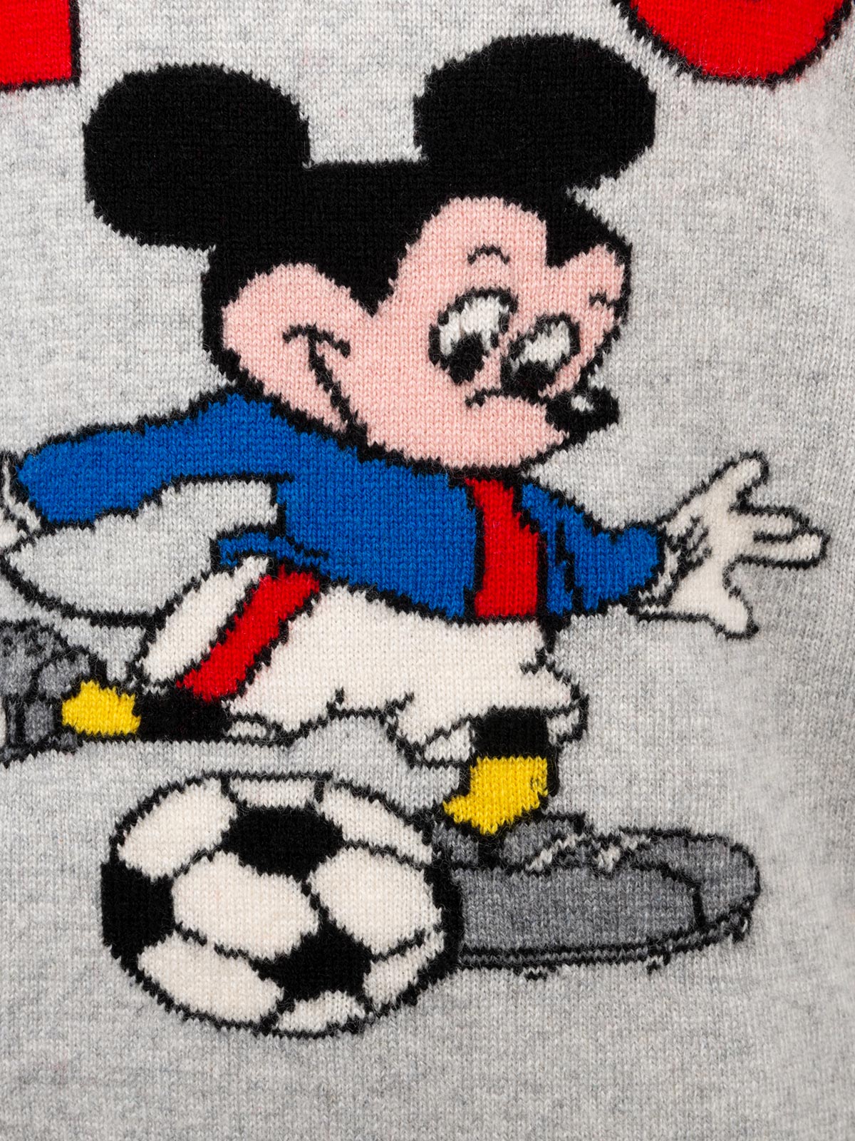 mc2-saint-barth-maglione-girocollo-douglas-grigio-da-bambino-con-stampa-topolino image 3