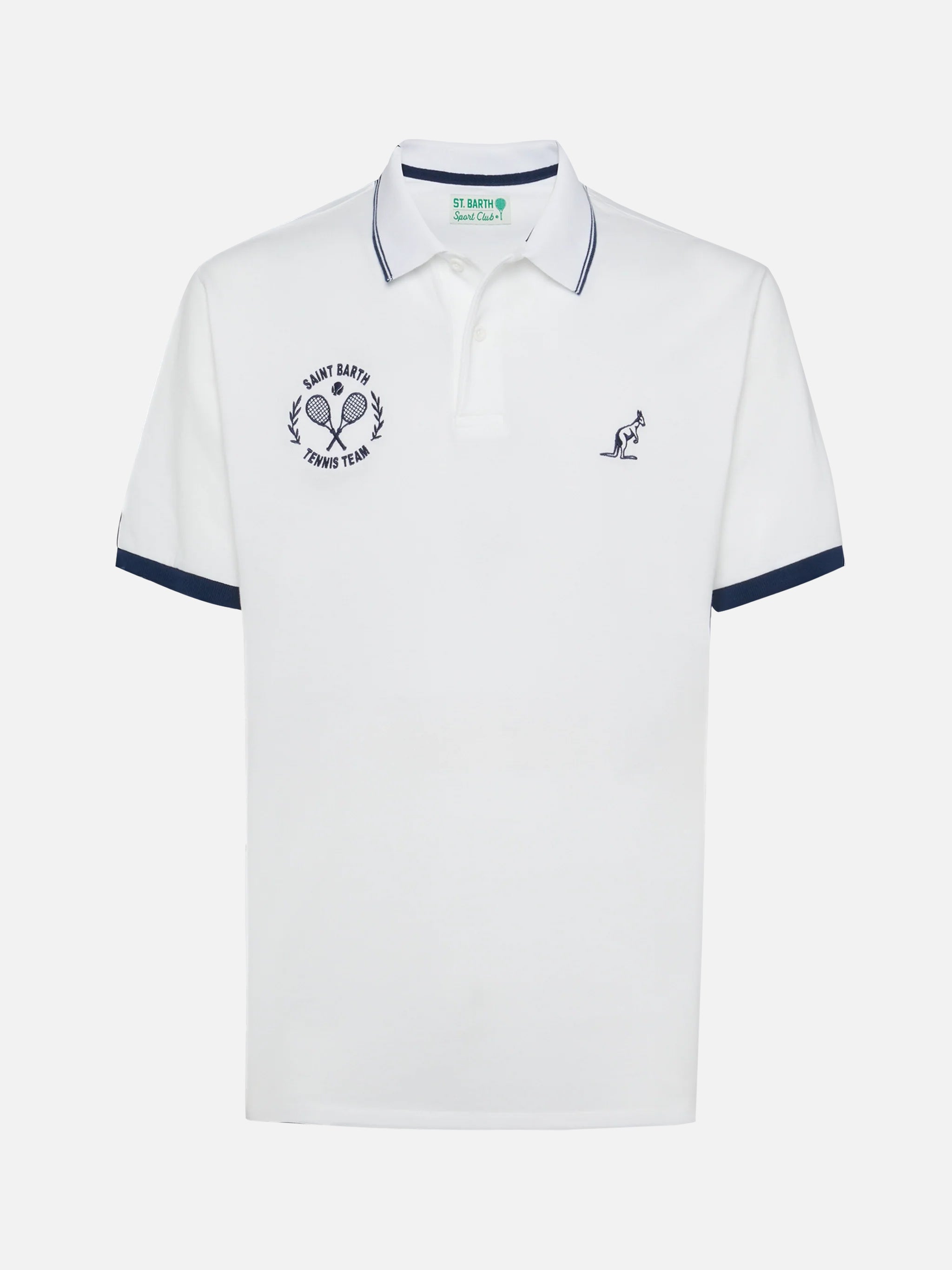 mc2-saint-barth-polo-beverly-hills-uomo-in-cotone-piqu-bianco-australian-special image 4
