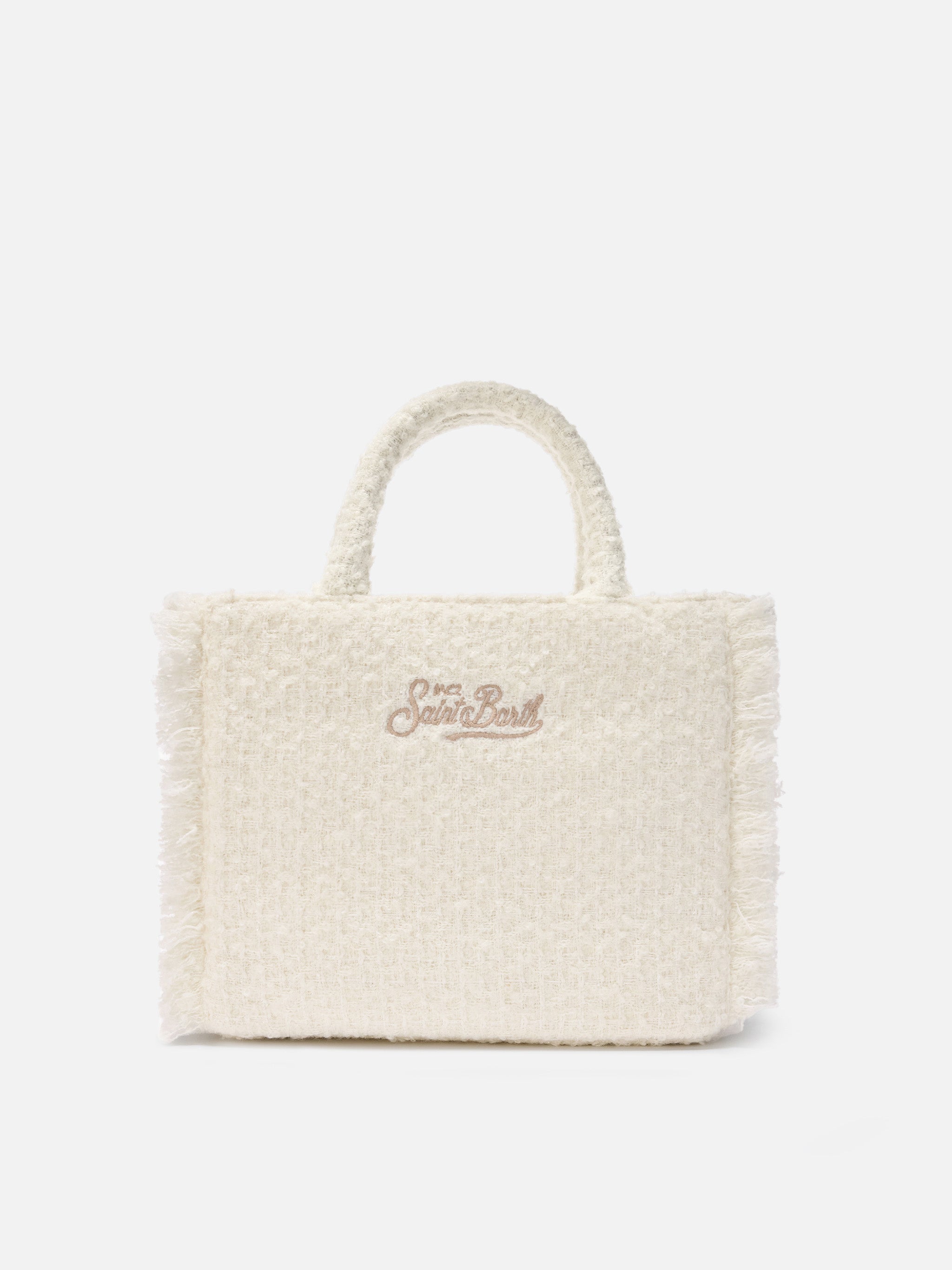mc2-saint-barth-colette-borsa-a-mano-tweed-misto-lana-bianca image 3