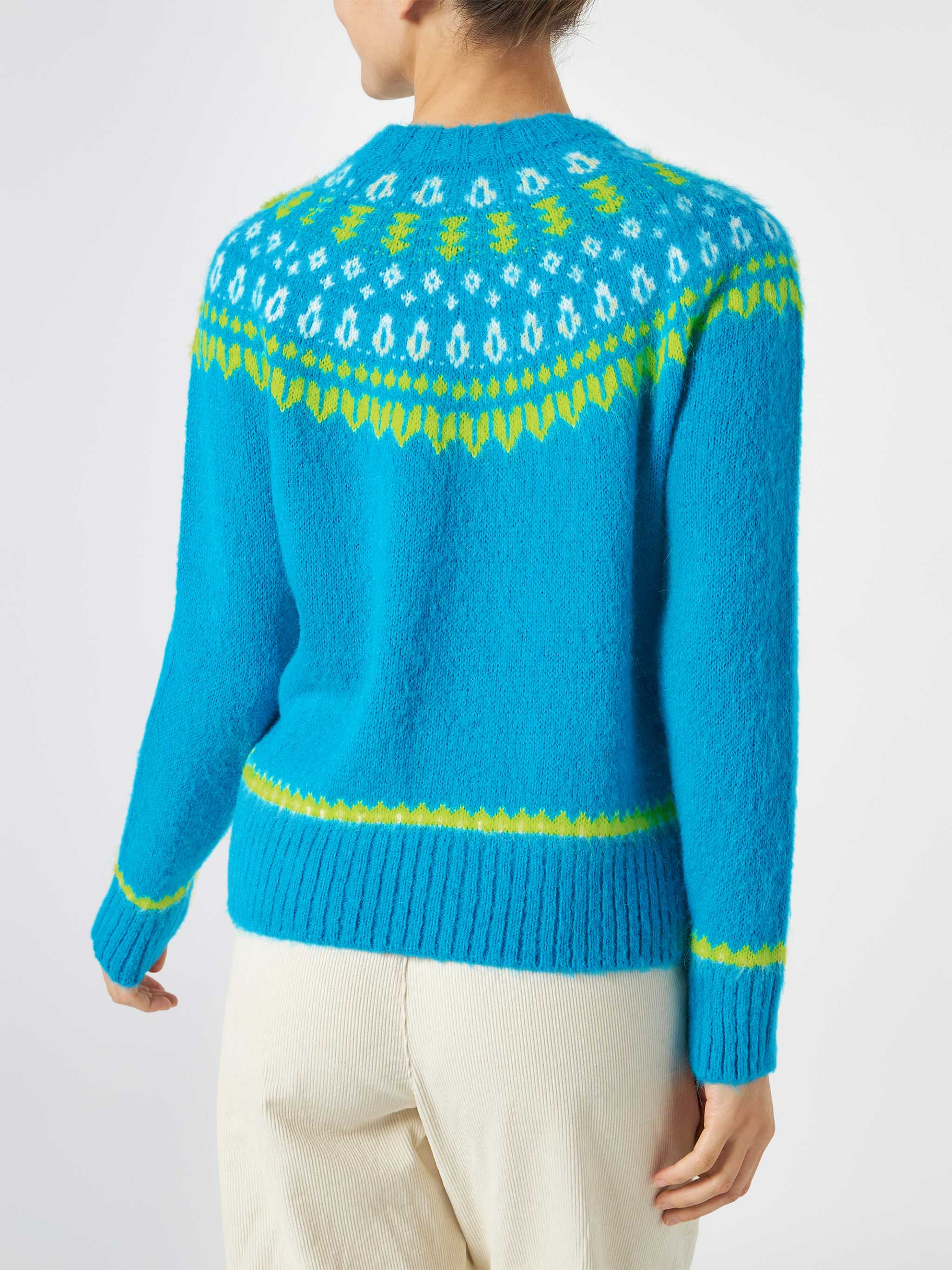 mc2-saint-barth-new-queen-nordic-soft-maglione-donna-jacquard-azzurro image 3