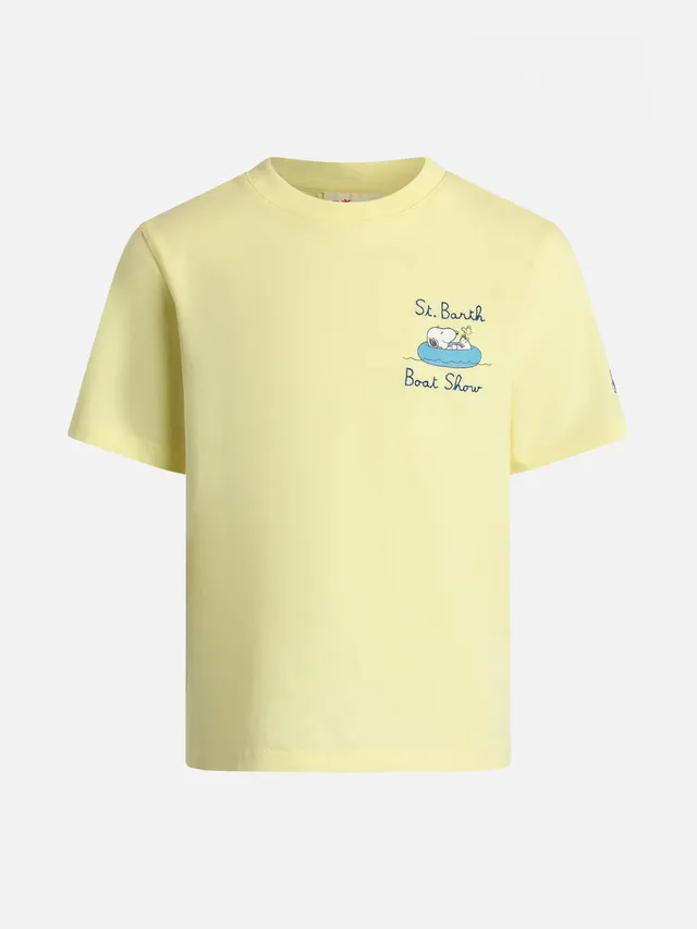 mc2-saint-barth-t-shirt-bambino-in-cotone-con-stampa-snoopy-e-ricamo-st-barth-bo image 1