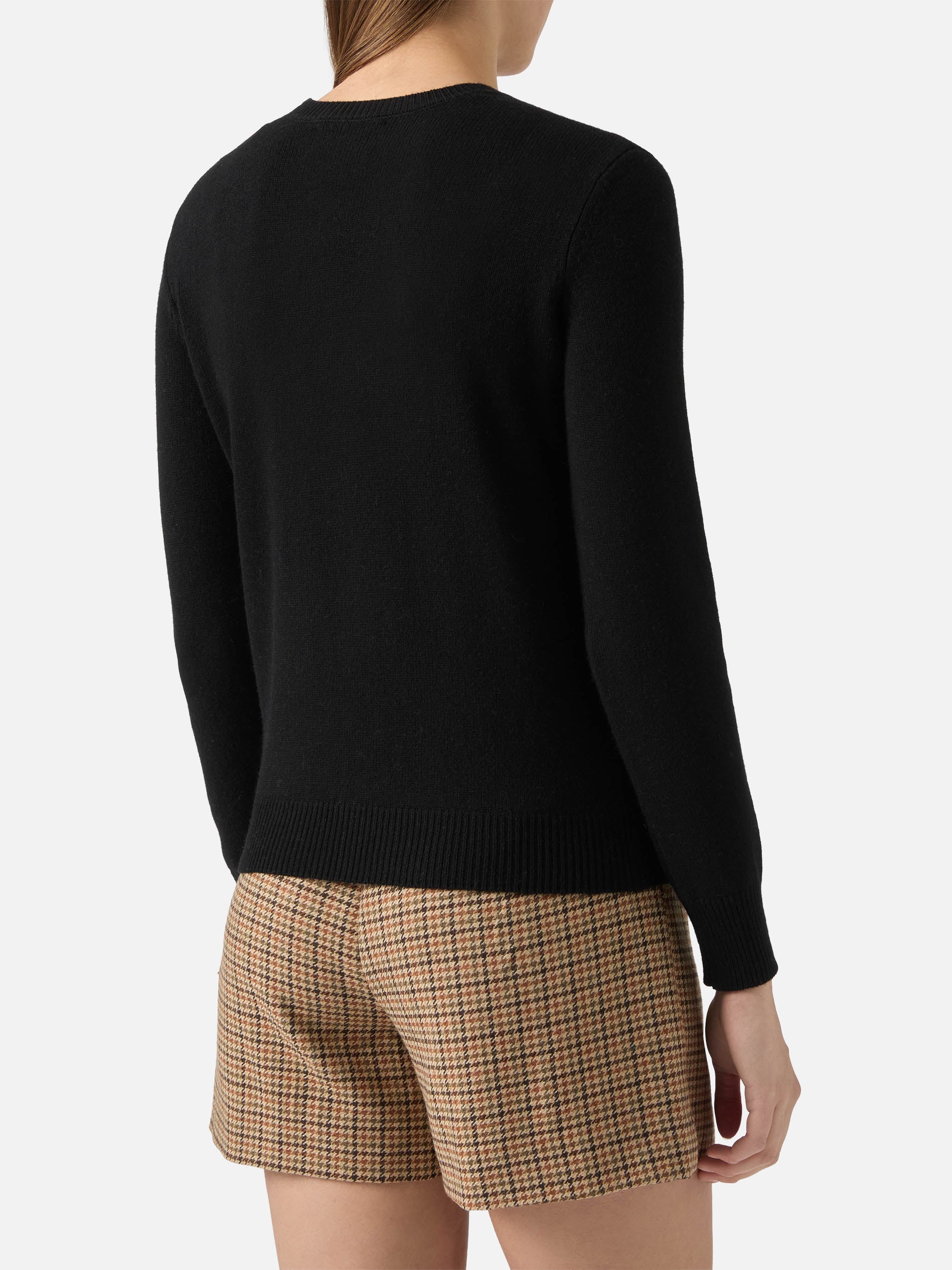 mc2-saint-barth-new-queen-maglione-girocollo-nero-strass-misto-cashmere image 3