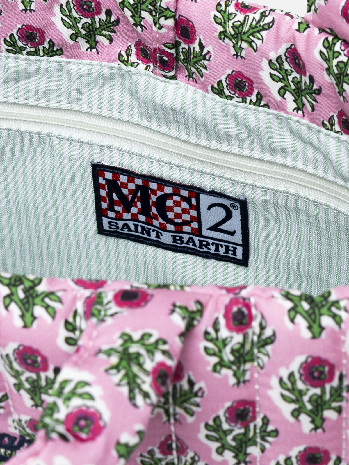 mc2-saint-barth-borsa-soft-tote-mid-trapuntata-a-fiori-rosa image 6