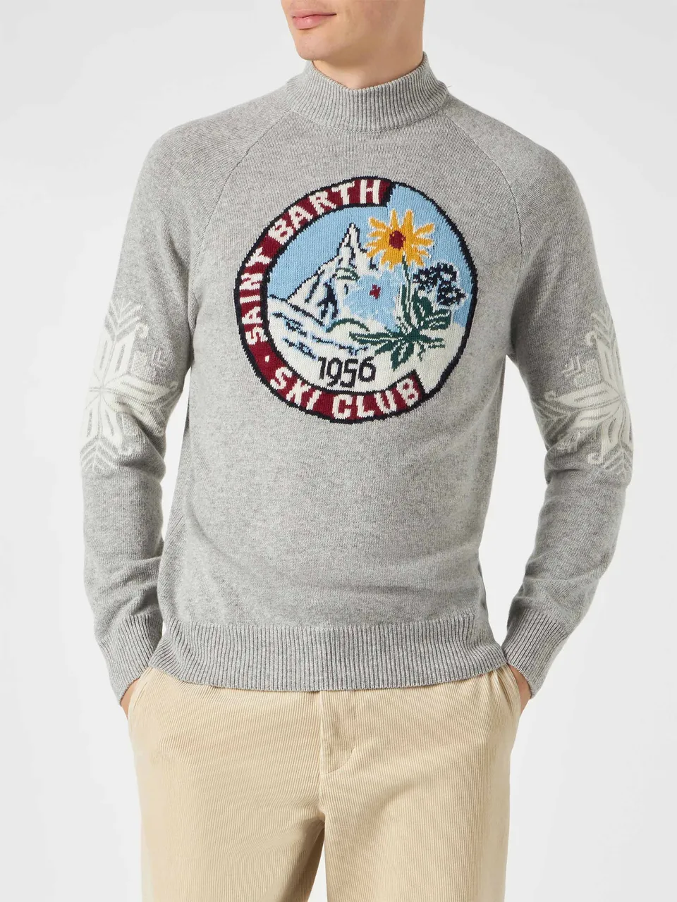maglia-mc2-saint-barth-davos-mezzo-collo-alto-in-misto-cashmere-con-stampa-matte image 1