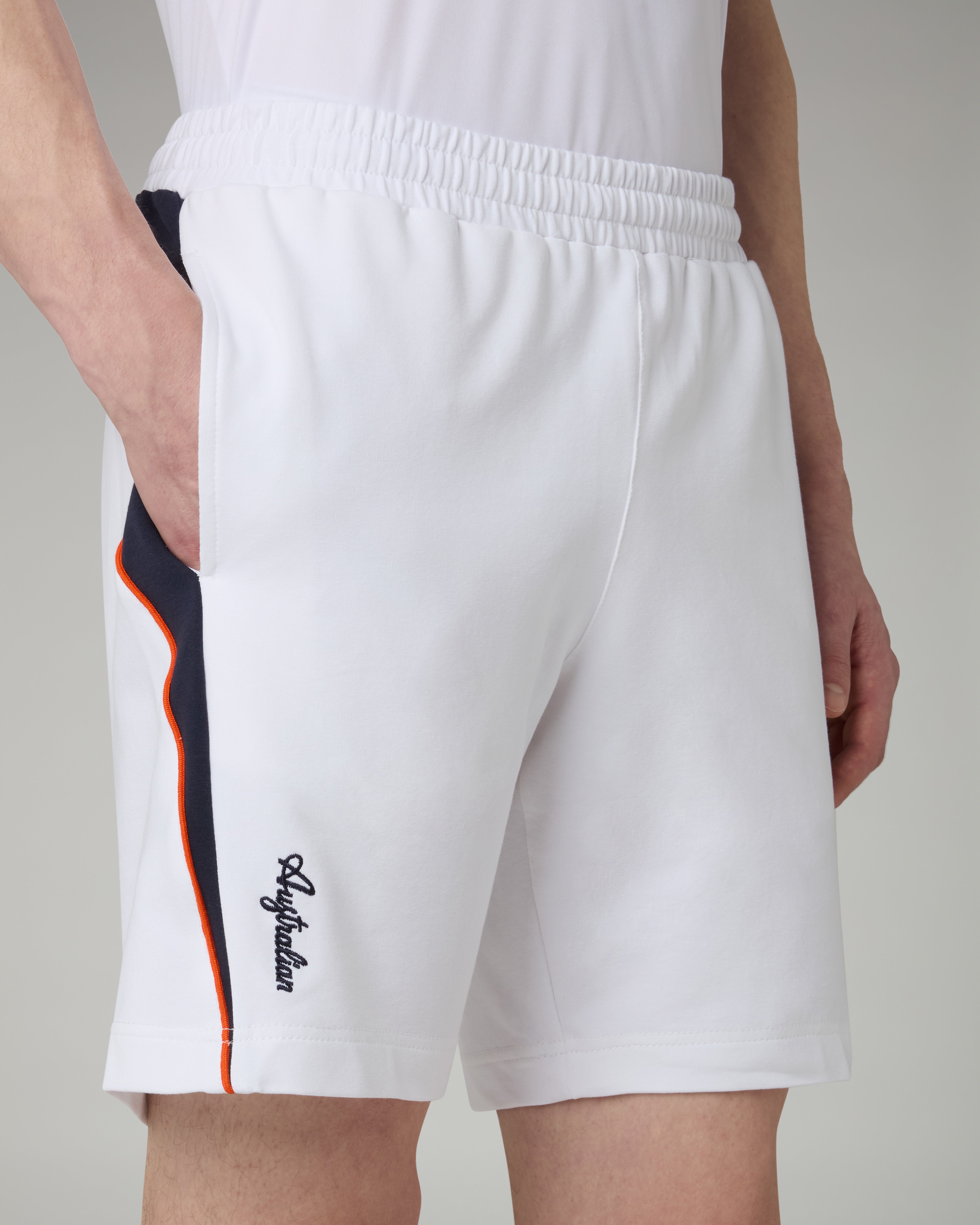 australian-leyton-short-short-in-felpa-bianco image 4