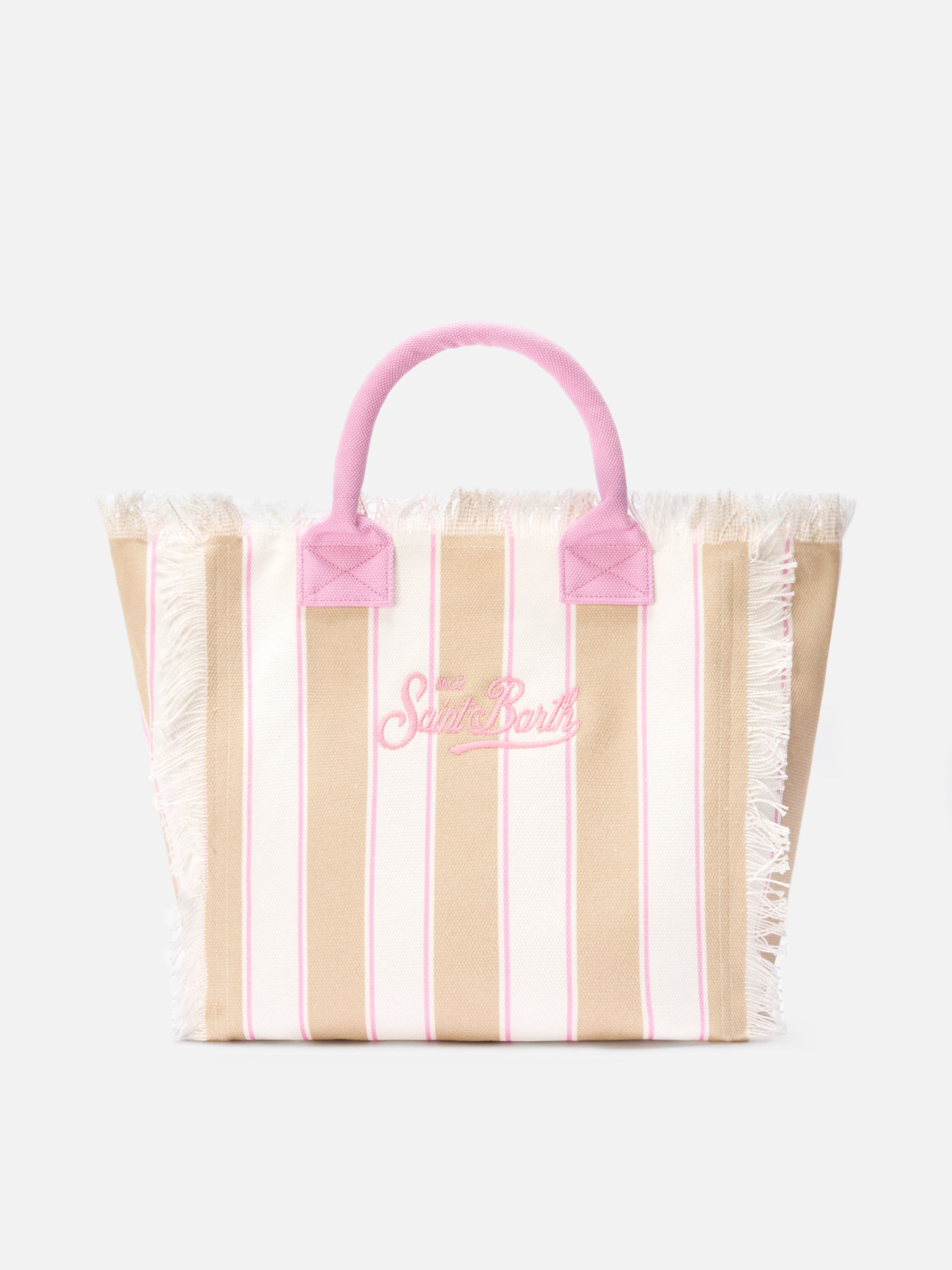borsa-vanity-regular-mc2-saint-barth-in-canvas-a-righe-verticali-beige image 4