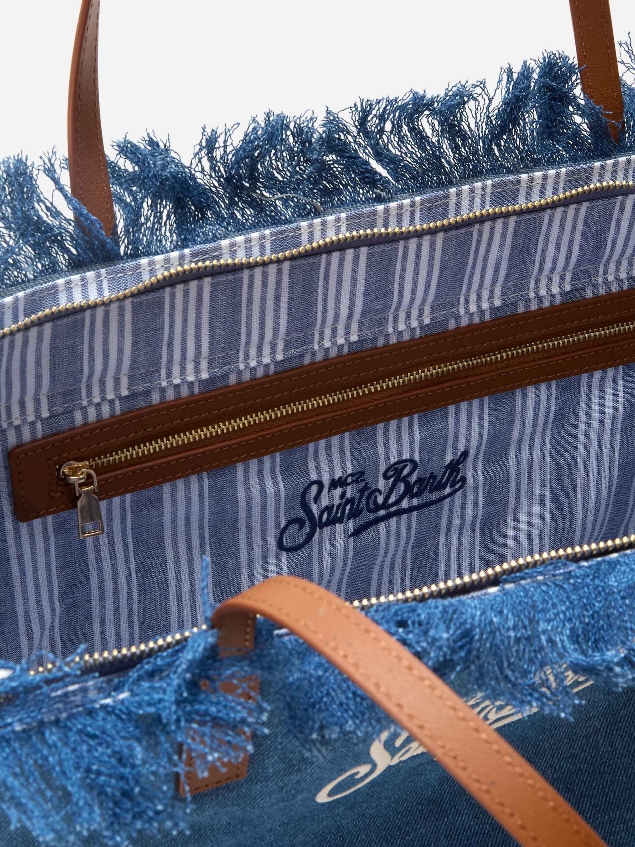 mc2-saint-barth-borsa-shopper-city-regular-in-tessuto-denim-blu-scuro-con-frange image 5