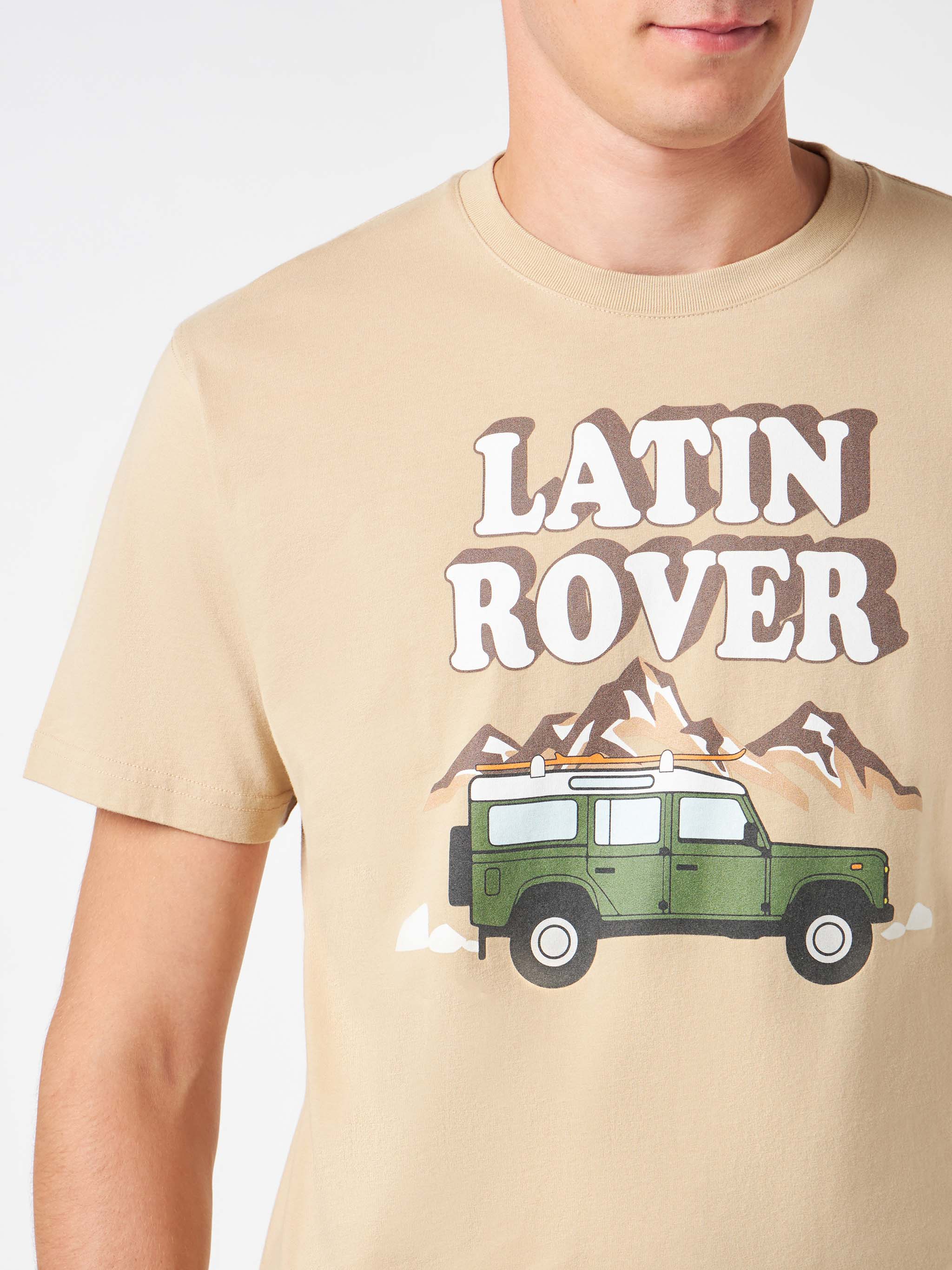 mc2-saint-barth-t-shirt-arnott-uomo-in-cotone-beige-con-stampa-latin-rover image 2