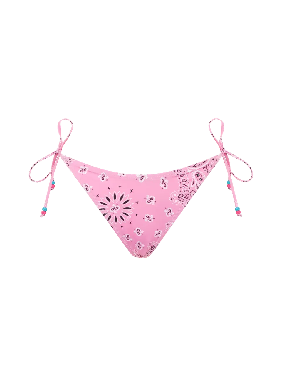 mc2-saint-barth-norah-slip-mare-donna-bandana-rosa-con-charms image 1
