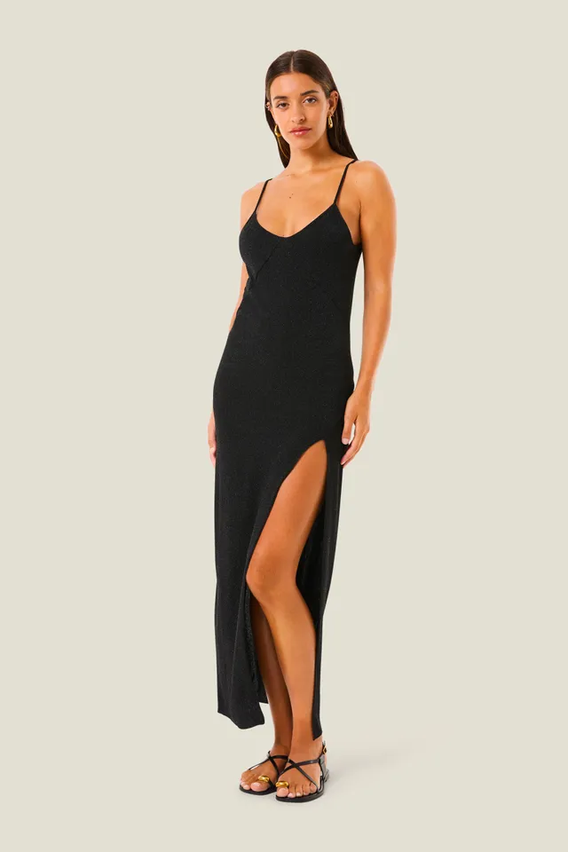 4giveness-abito-lungo-color-lurex-cover-up-mare-donna image 1