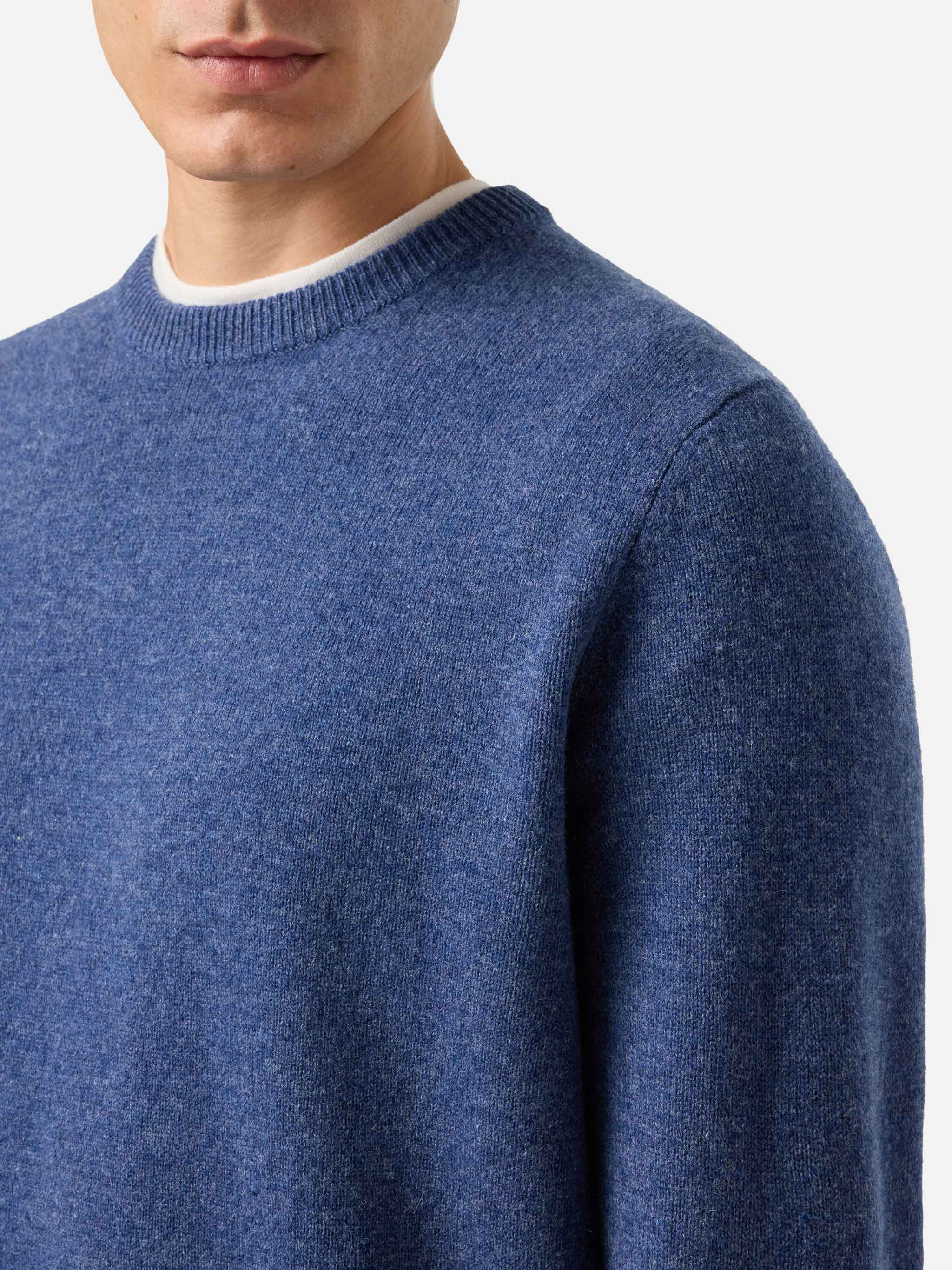 mc2-saint-barth-regent-maglione-100-lambswool-blu-denim-uomo image 2