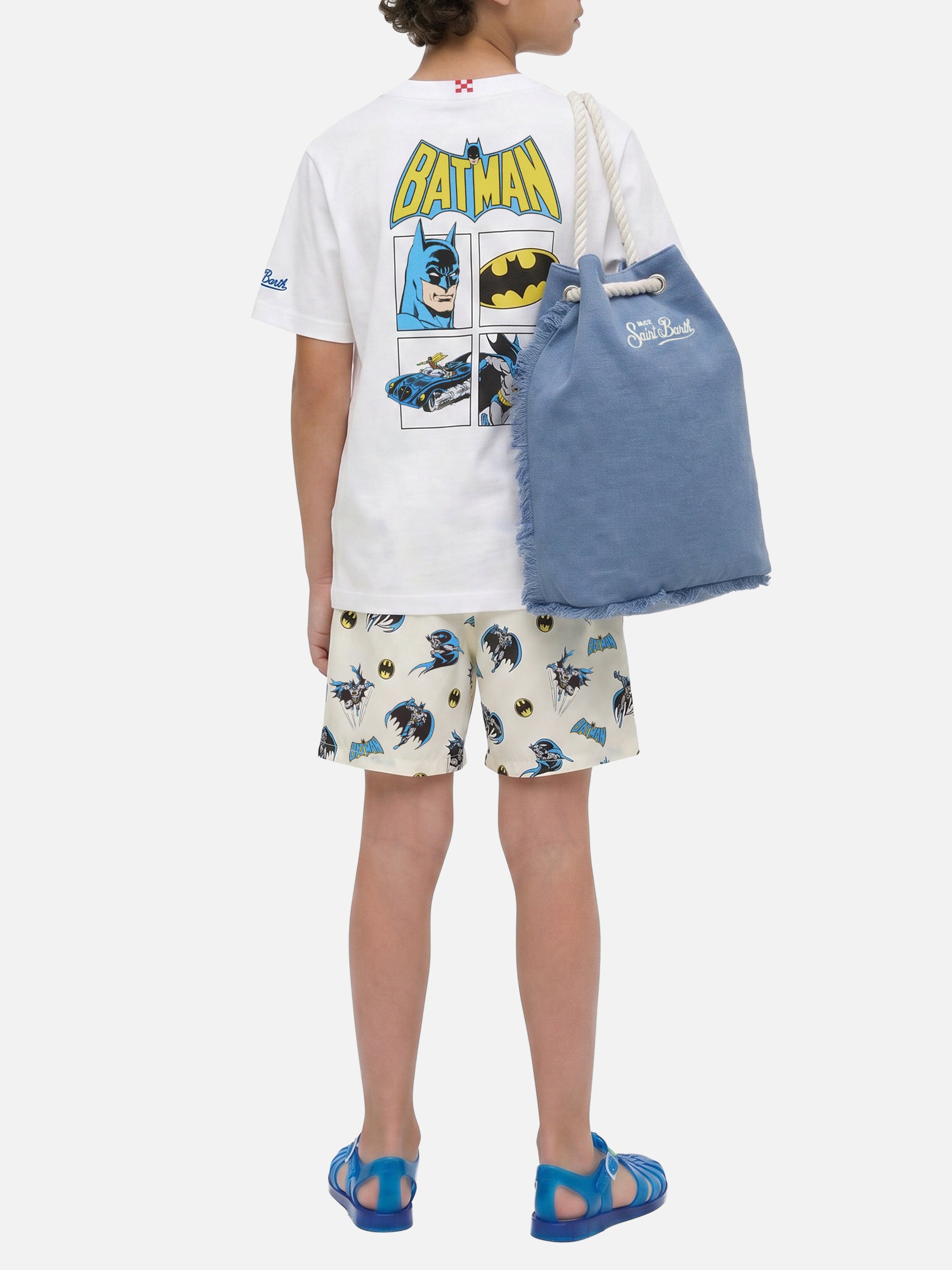 mc2-saint-barth-portland-jr-t-shirt-bambino-batman-special-edition-bianca image 5