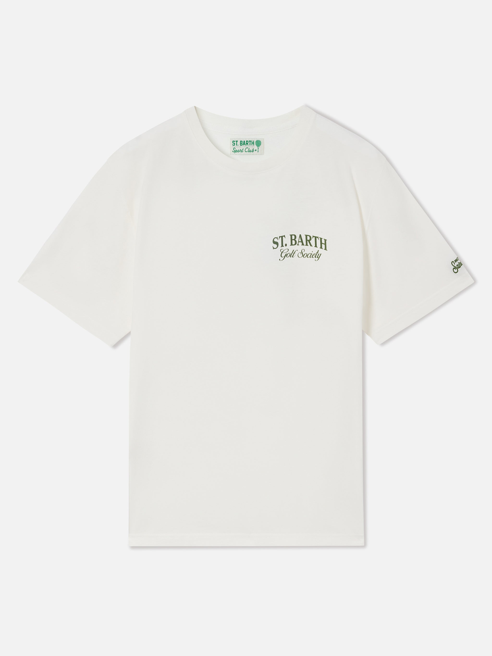 t-shirt-mc2-saint-barth-arnott-uomo-bianca-con-stampa-st-barth-golf-society-sul- image 2
