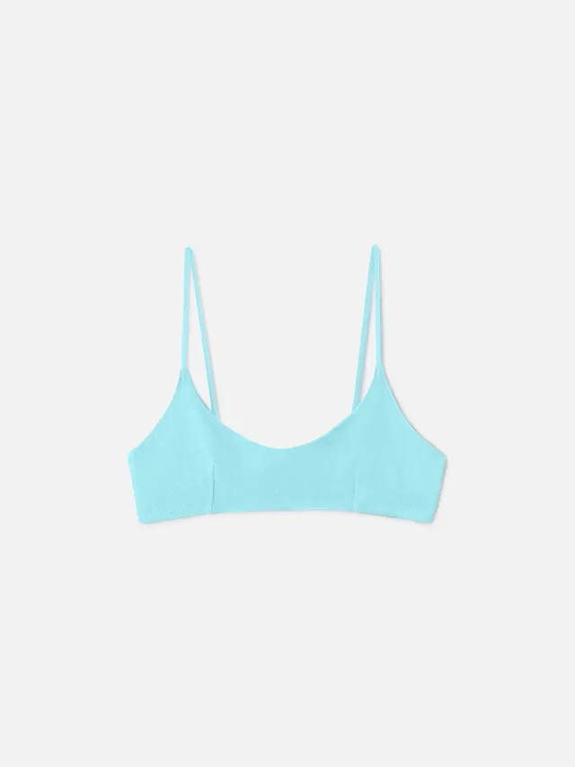 mc2-saint-barth-judy-top-bikini-bralette-effetto-spugna-verde-acqua image 1