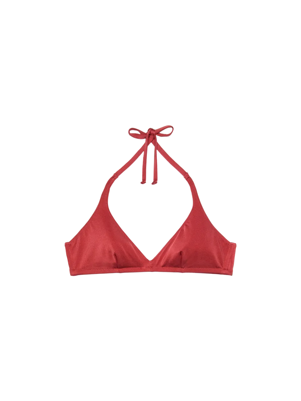 mc2-saint-barth-gaia-top-bralette-triangolo-rosso-mattone-shimmer image 1