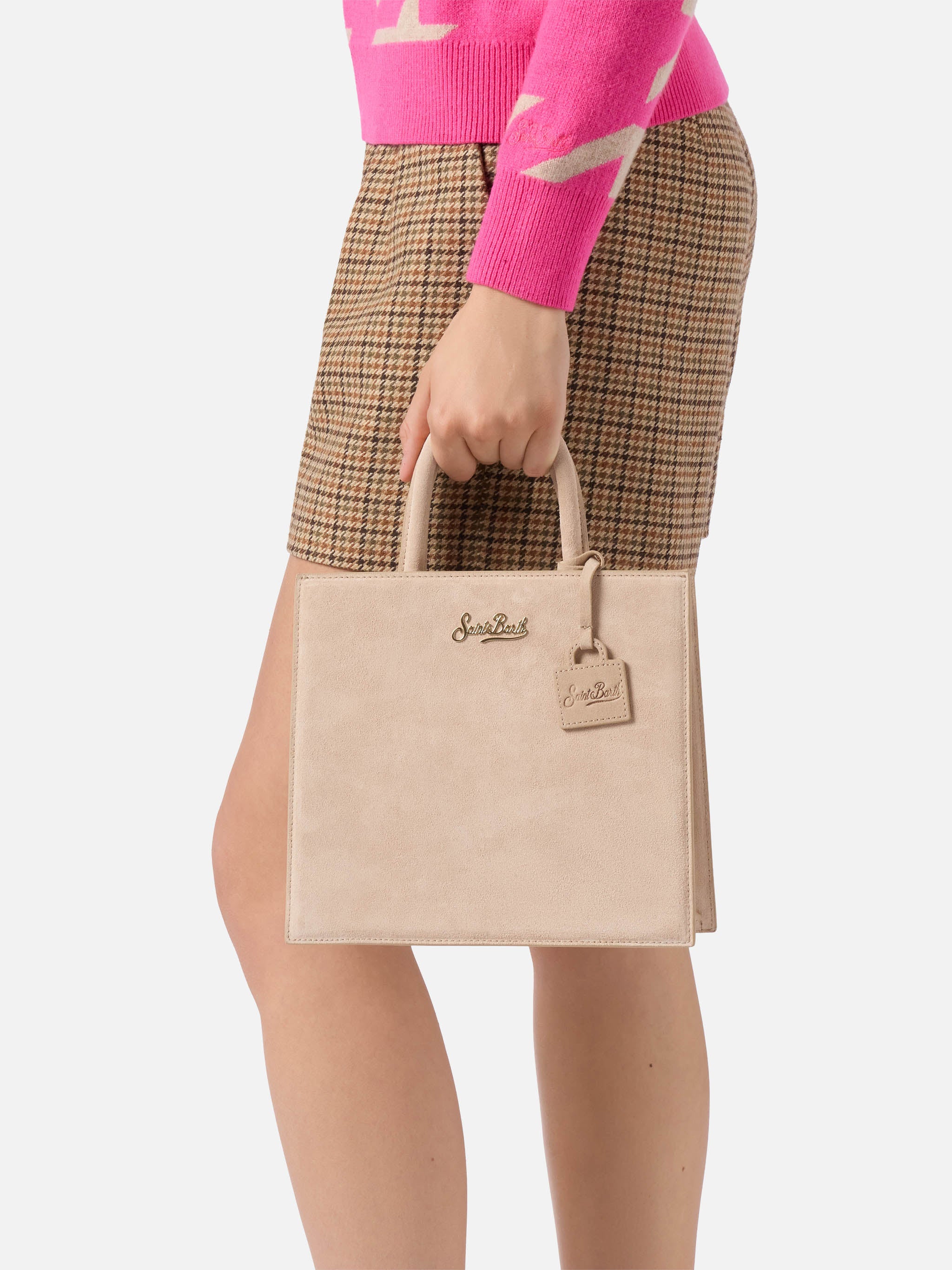 mc2-saint-barth-shop-bag-midi-borsa-a-mano-pelle-scamosciata-beige image 2