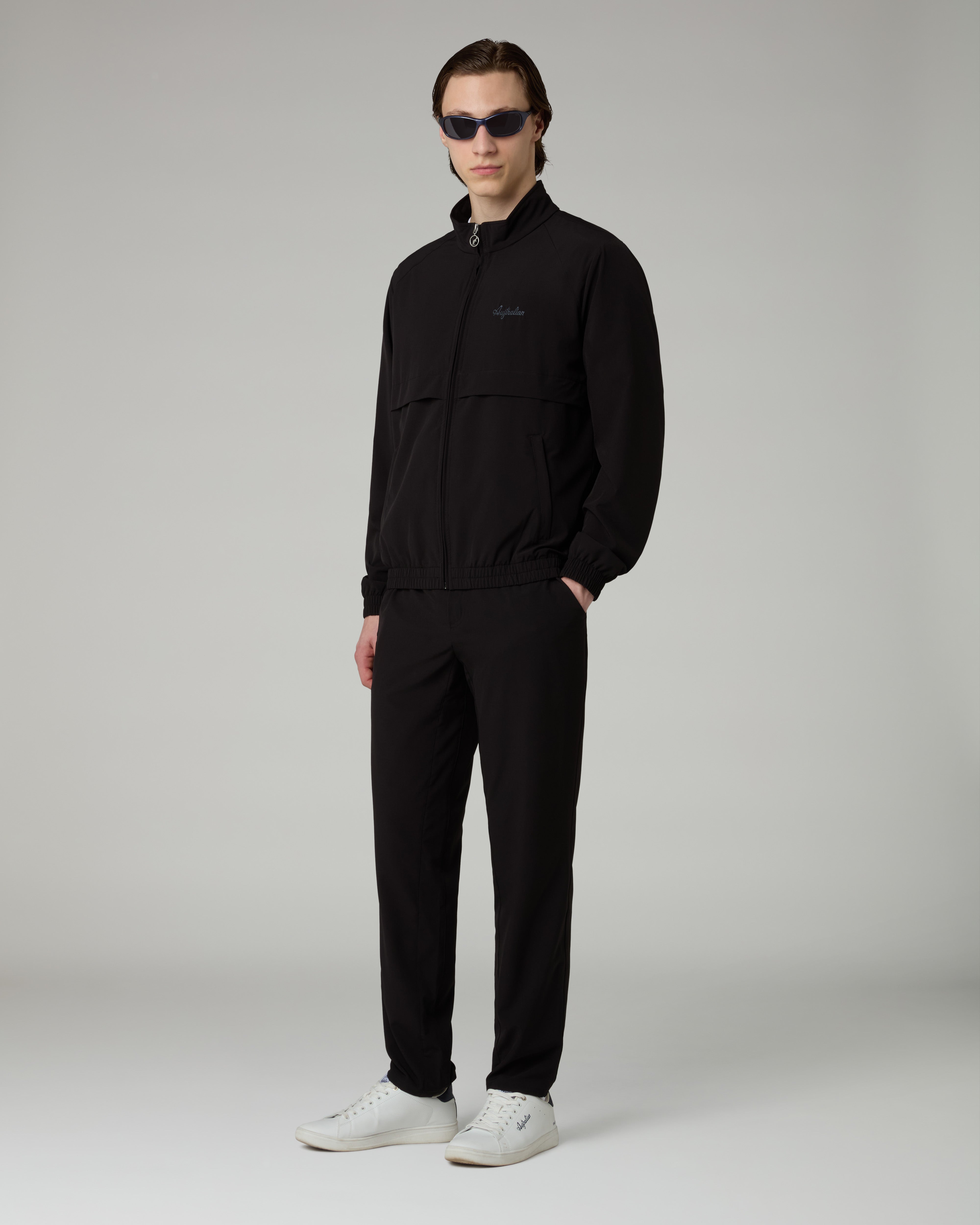 australian-doric-track-jacket-giacca-full-zip-nero image 2