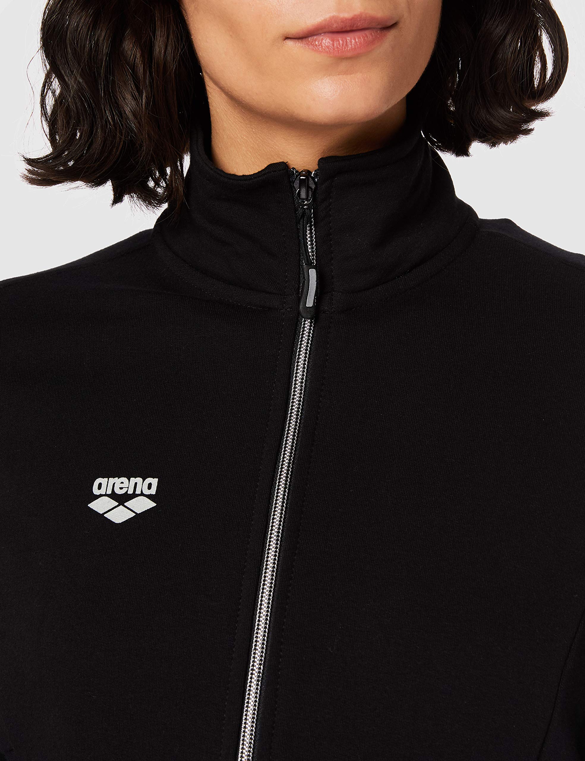 arena-w-f-z-jacket-rib-insert-giacca-full-zip-donna-nero image 5