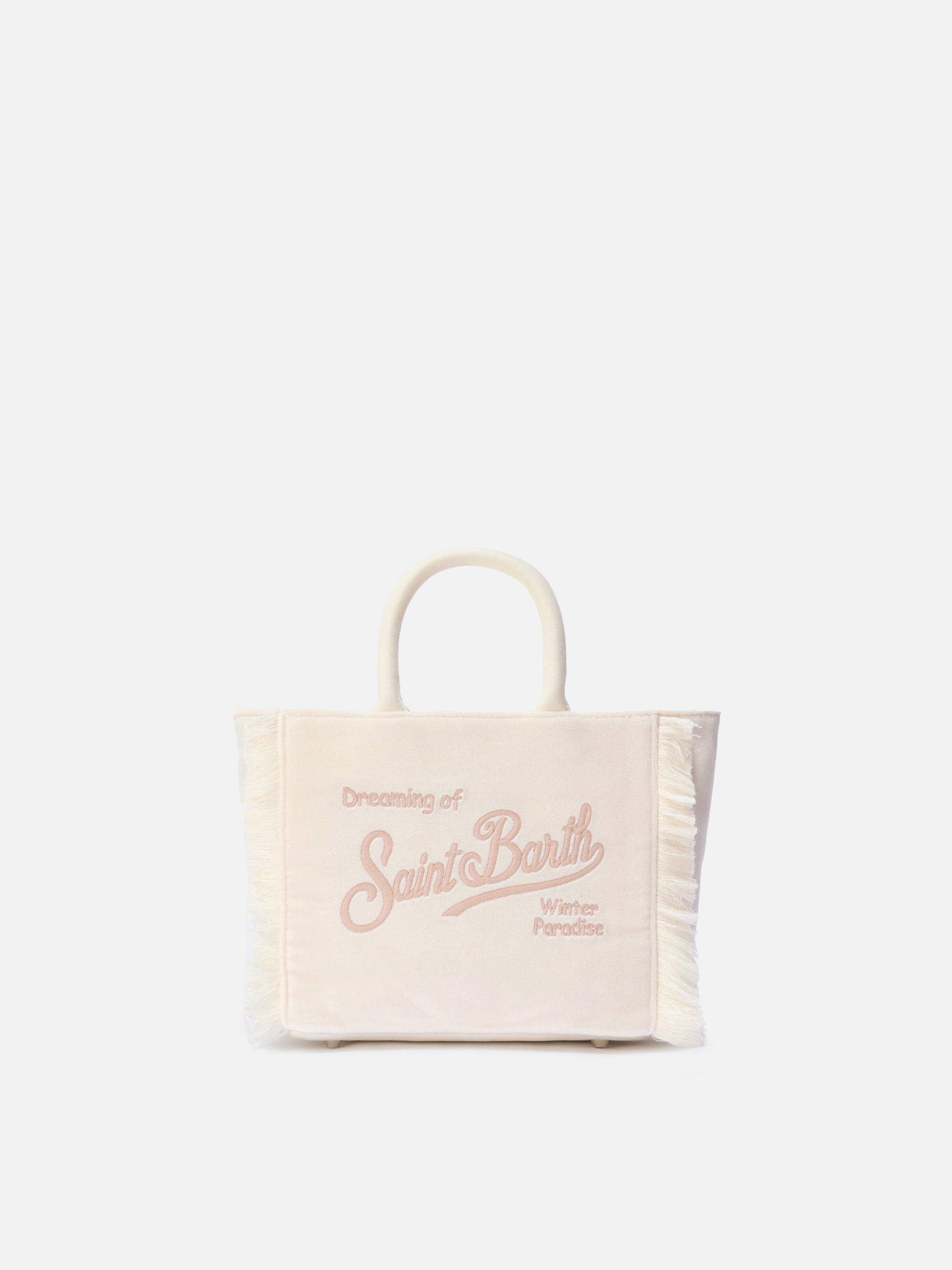 mc2-saint-barth-vanity-mini-velvet-borsa-in-velluto-bianco image 1