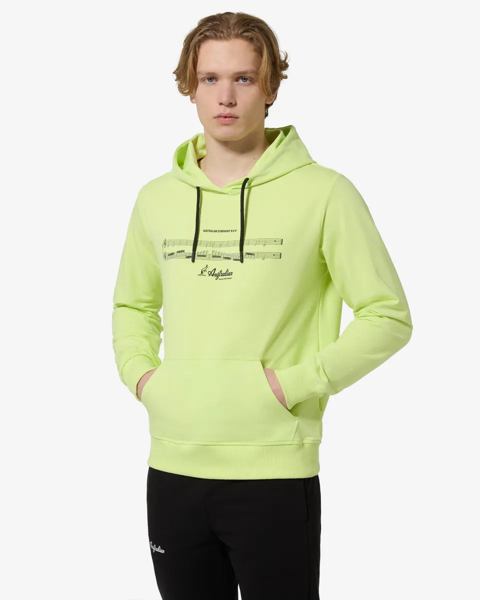 australian-symphony-felpa-con-cappuccio-cotone-lime image 1