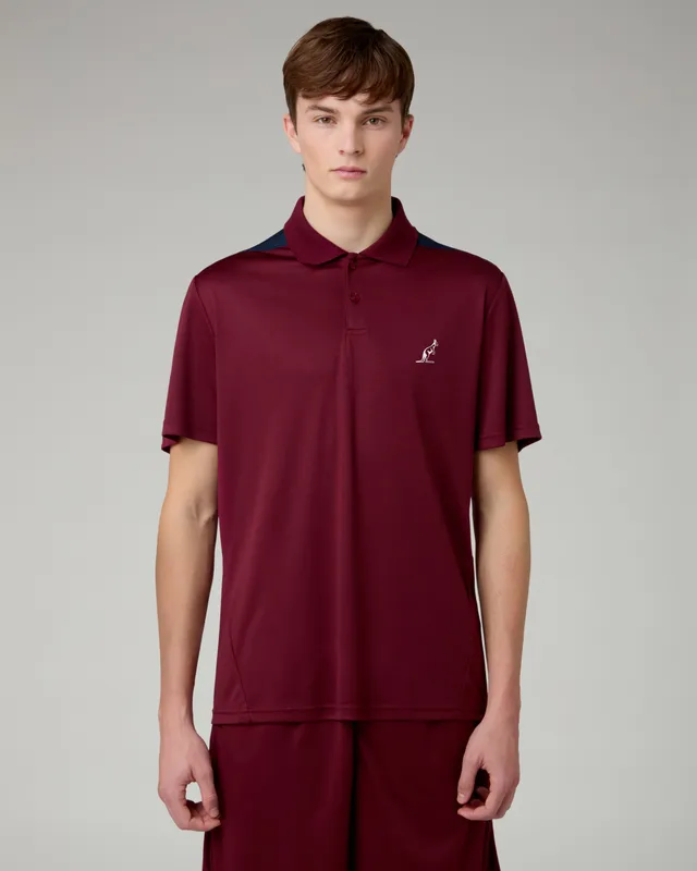 australian-court-polo-shirt-tennis-in-tessuto-ace-rubino image 1