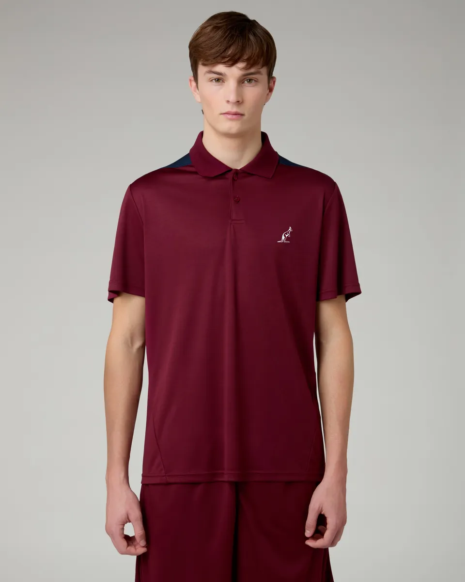 australian-court-polo-shirt-tennis-in-tessuto-ace-rubino image 1