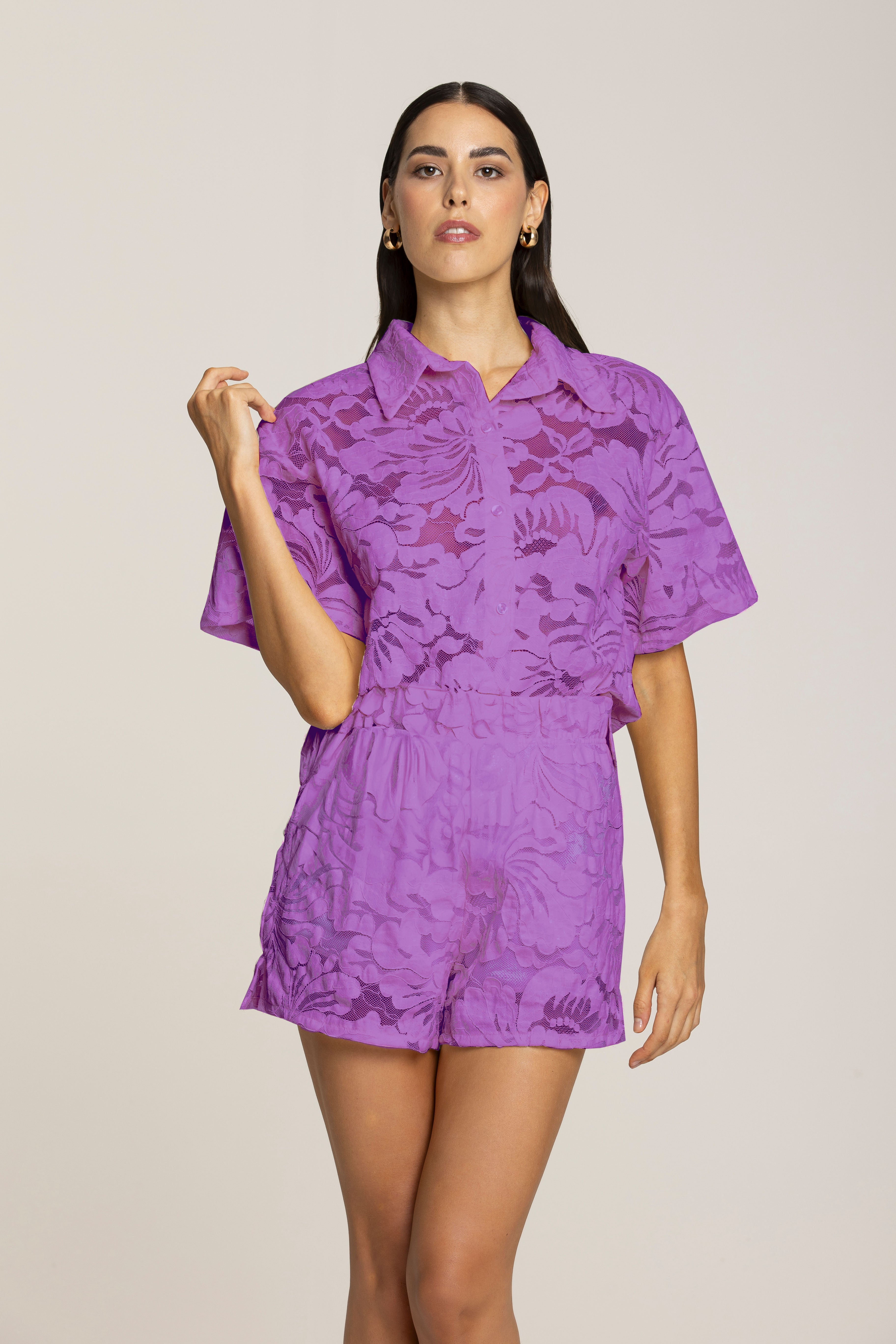 4giveness-blossom-lace-camicia-donna-manica-corta-in-pizzo image 3