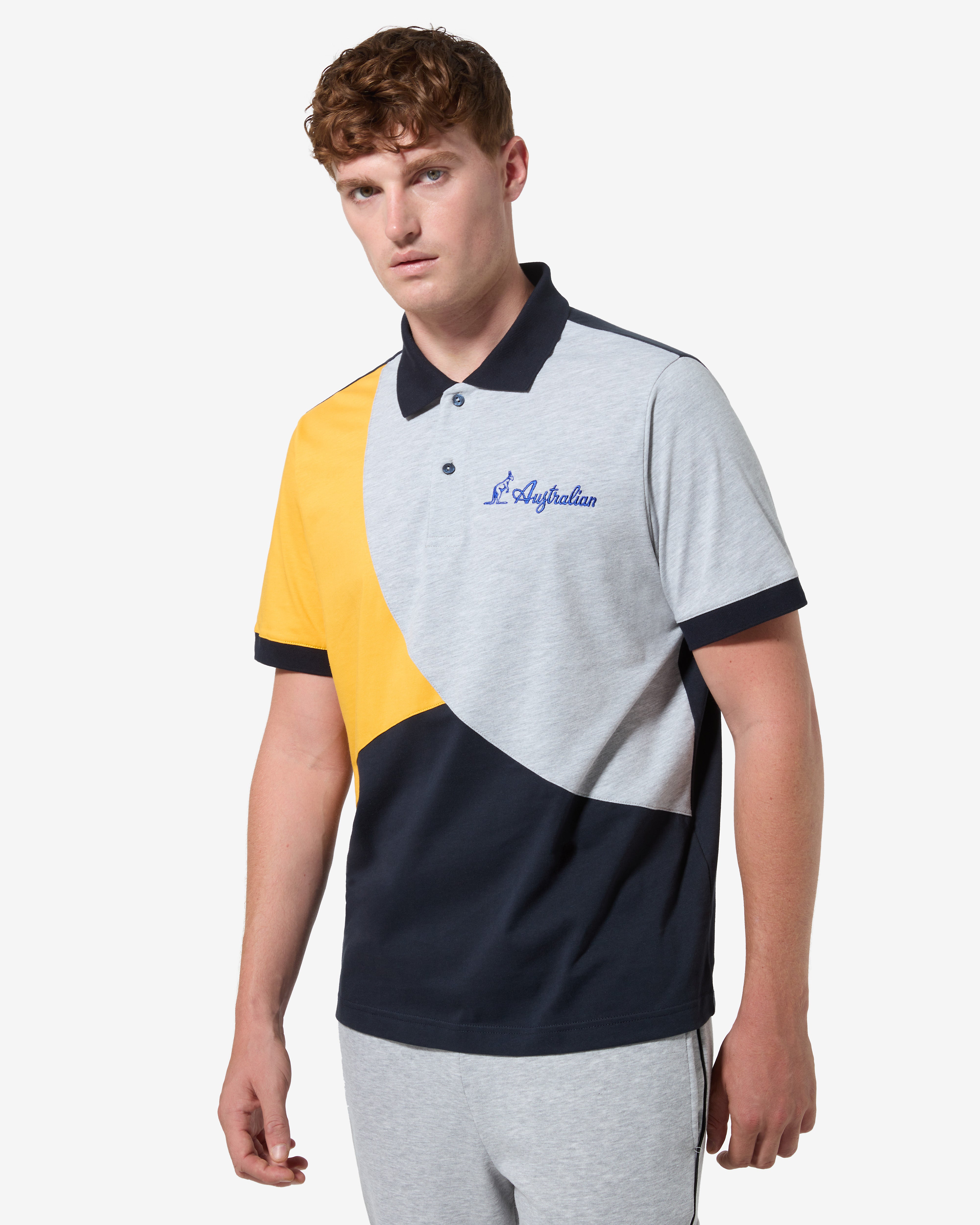 australian-anti-gravity-polo-polo-in-cotone-blu-navy image 1