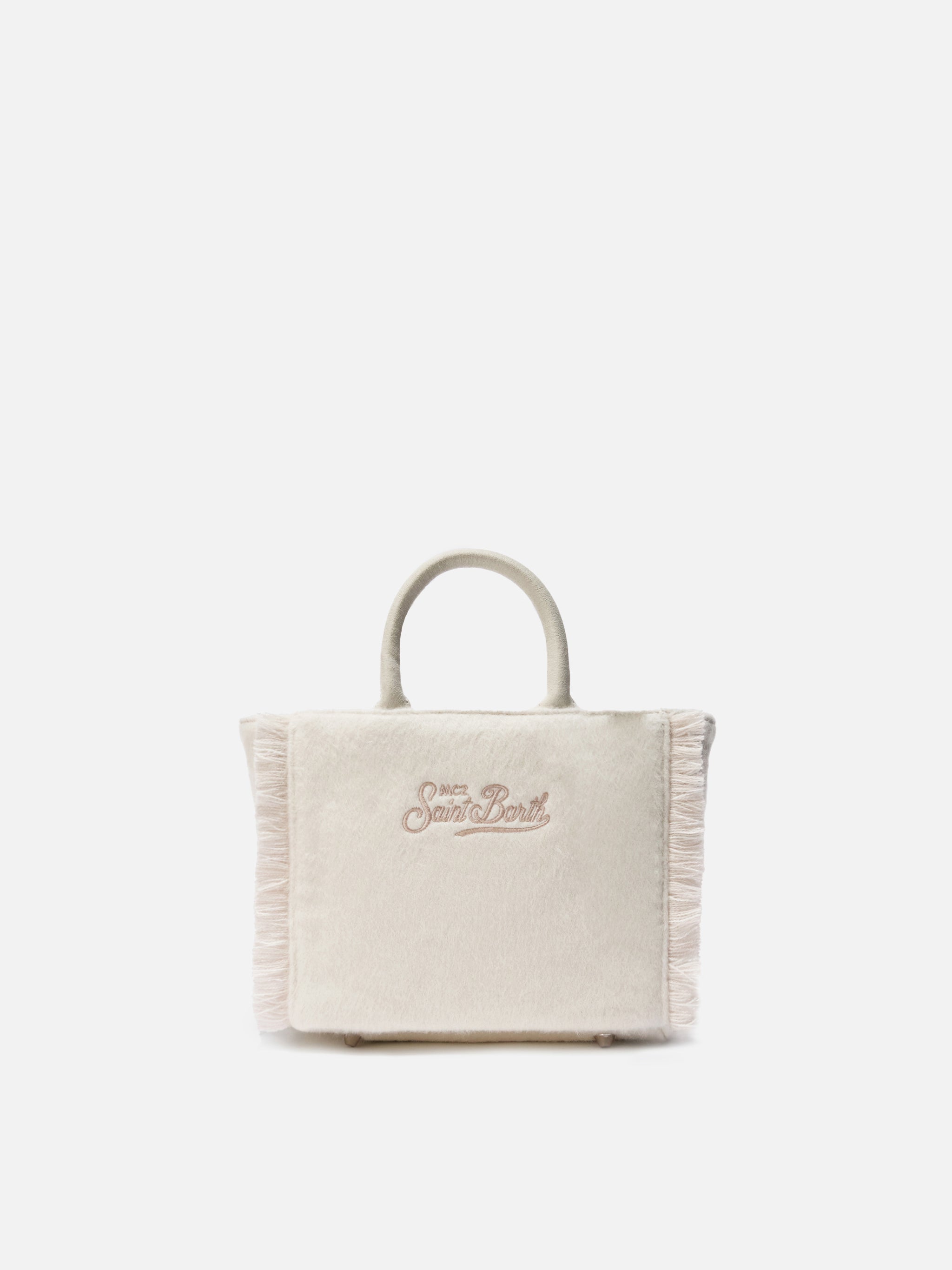 mc2-saint-barth-vanity-mini-felt-borsa-mini-bianca-tracolla image 4
