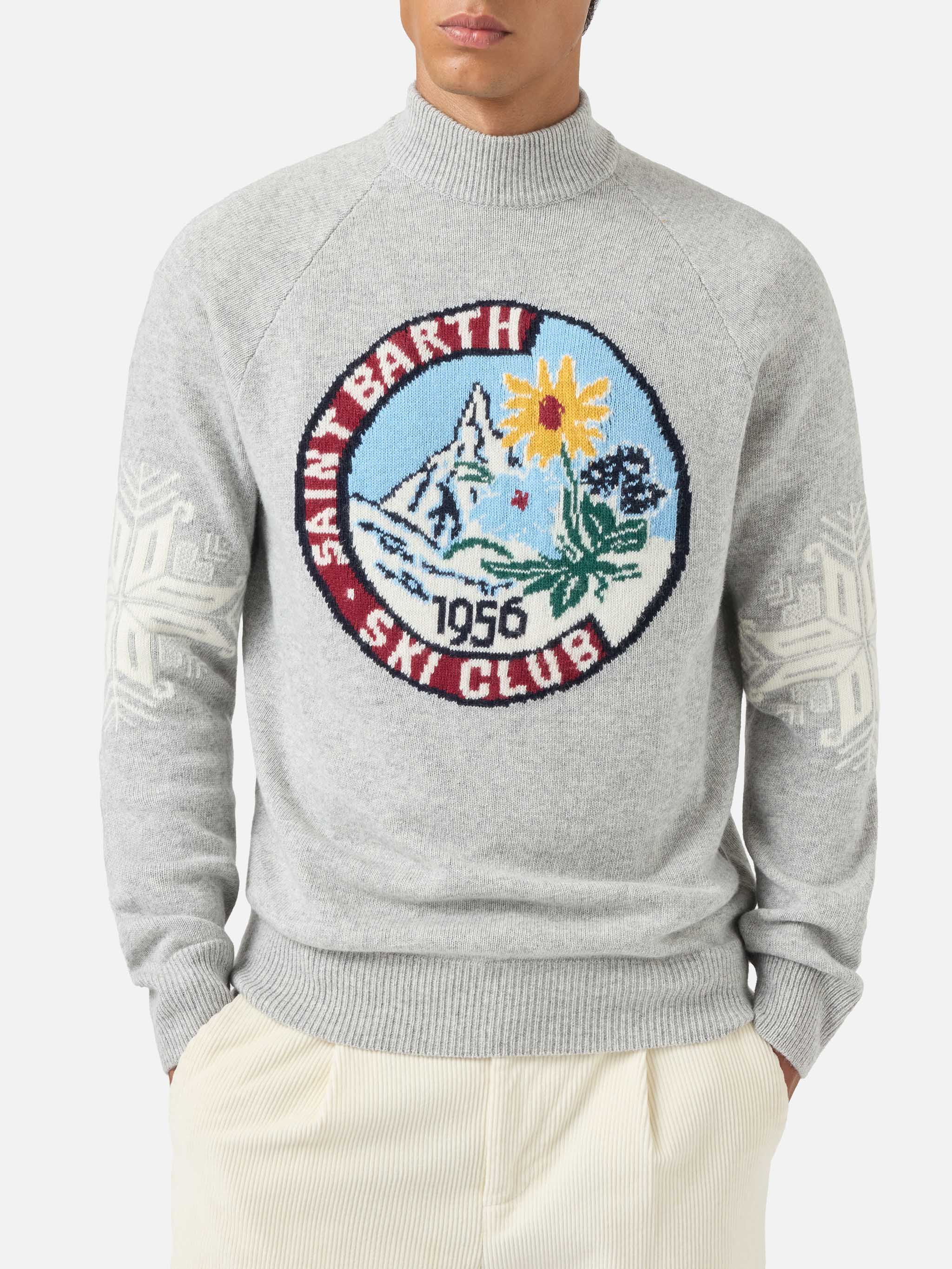 mc2-saint-barth-danya-maglione-uomo-mezzo-dolcevita-jacquard-nordico-grigio-mist image 1